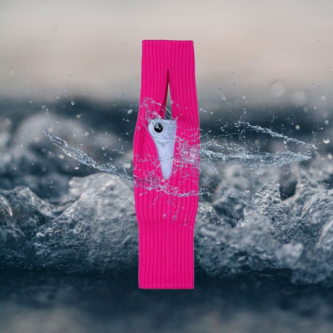 Pink Men & Women Sling Bag Mobile Phone Pocket 3D Knitted Scarf Phone Holder Sleeve, Unisex,Size (40cm) S02-image-16