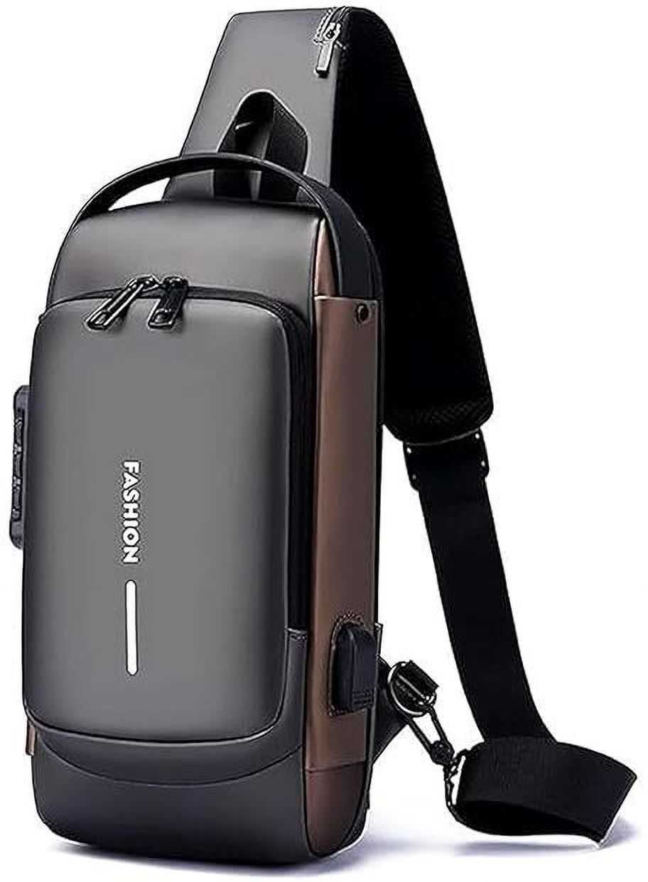 goodina Multicolor Men & Women Sling Bag Shoulder Sling Bag for Men Gym with Zipper Closure-picture-0