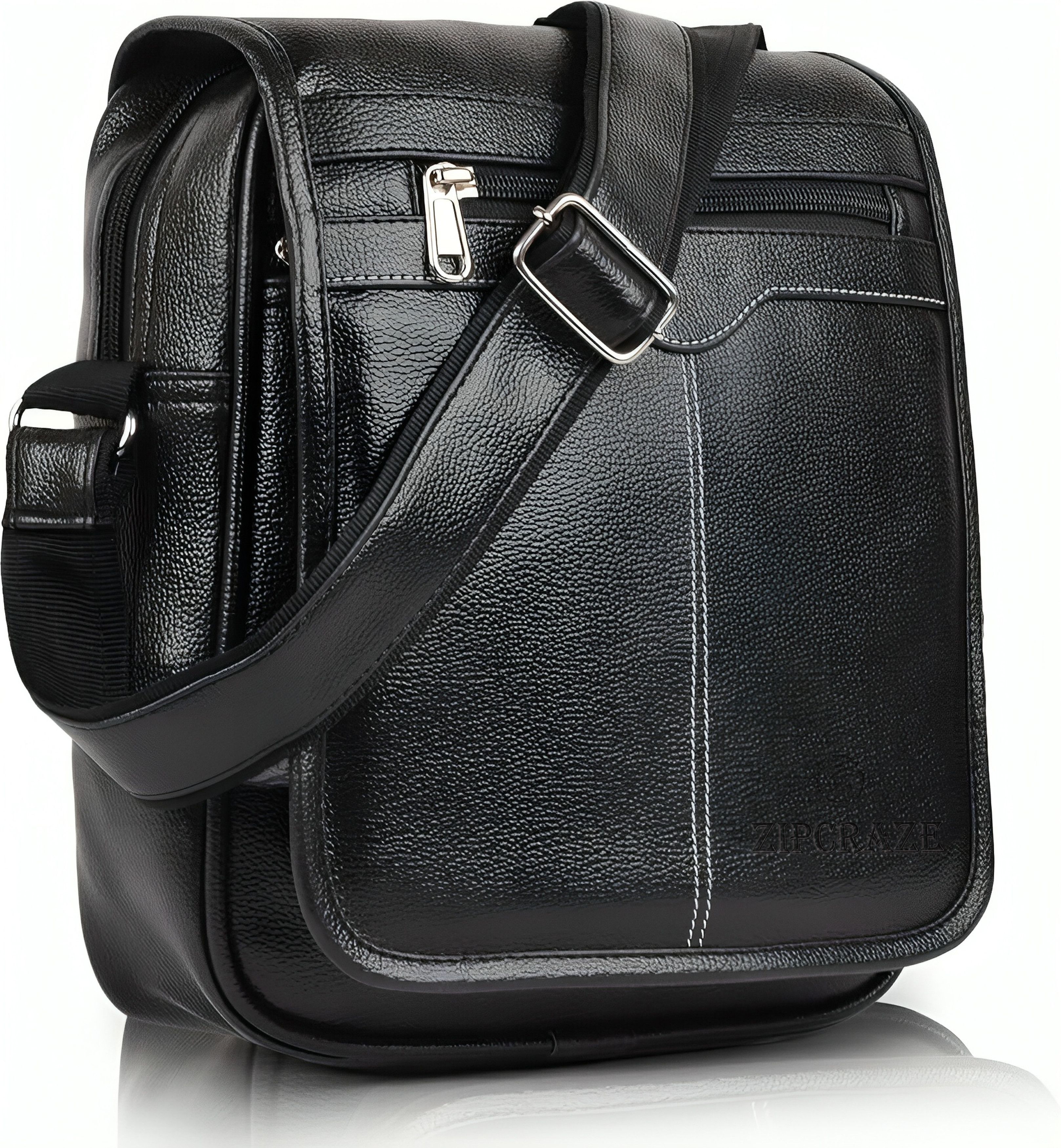 zipcraze Men & Women Black Messenger Bag-picture-24