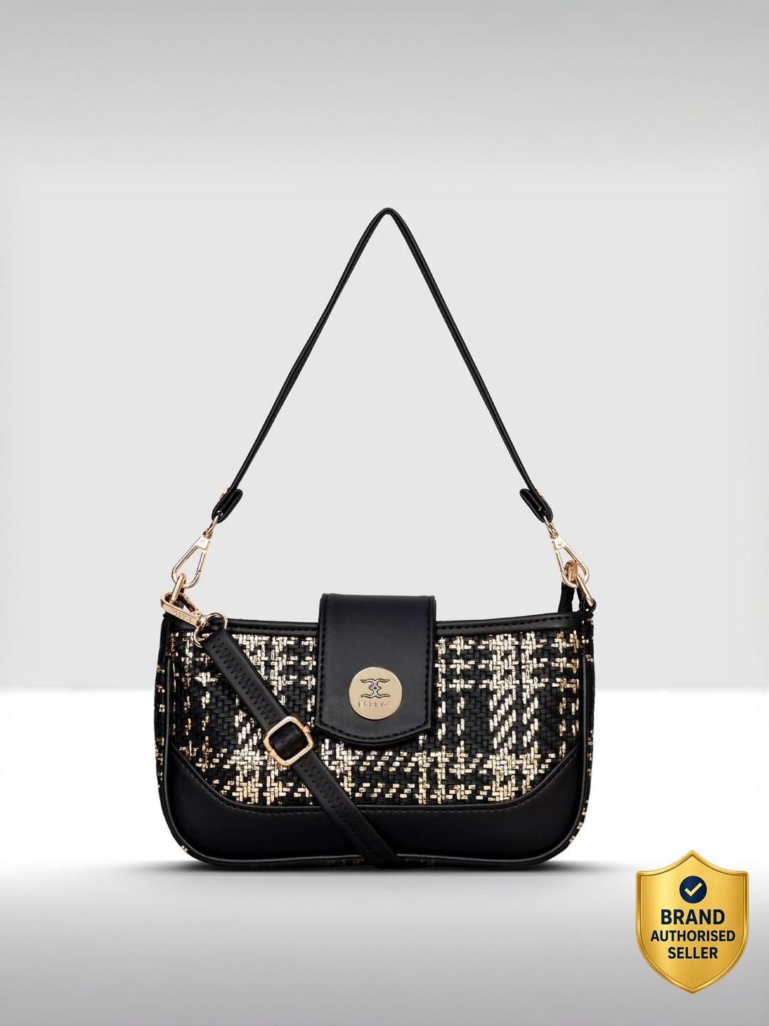 esbeda Black Women Sling Bag Glitter Shiny Crossbody Sling Bag-picture-12