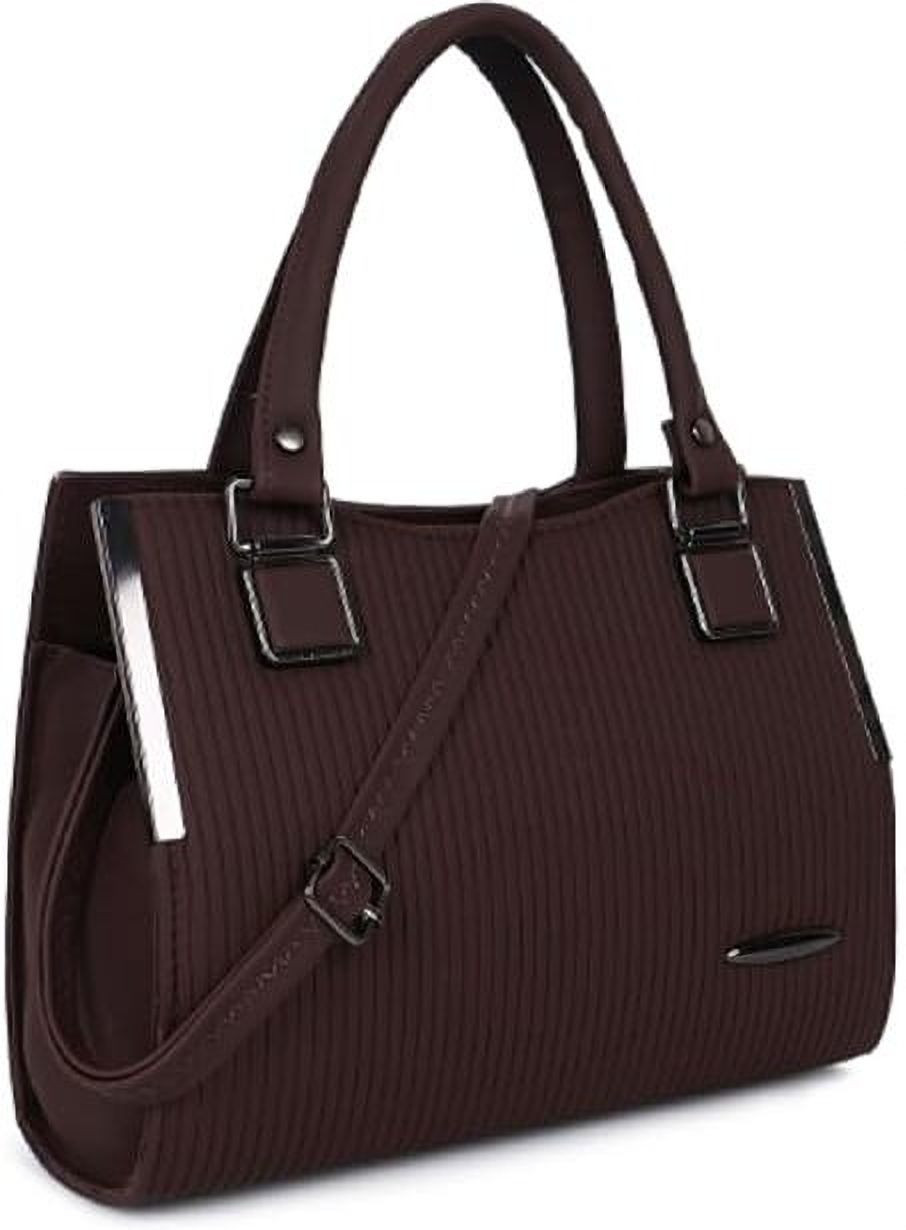 Brown Women Sling Bag Women Textured Hand Bag with Stylish Design for Office Party & Daily Use-image-29