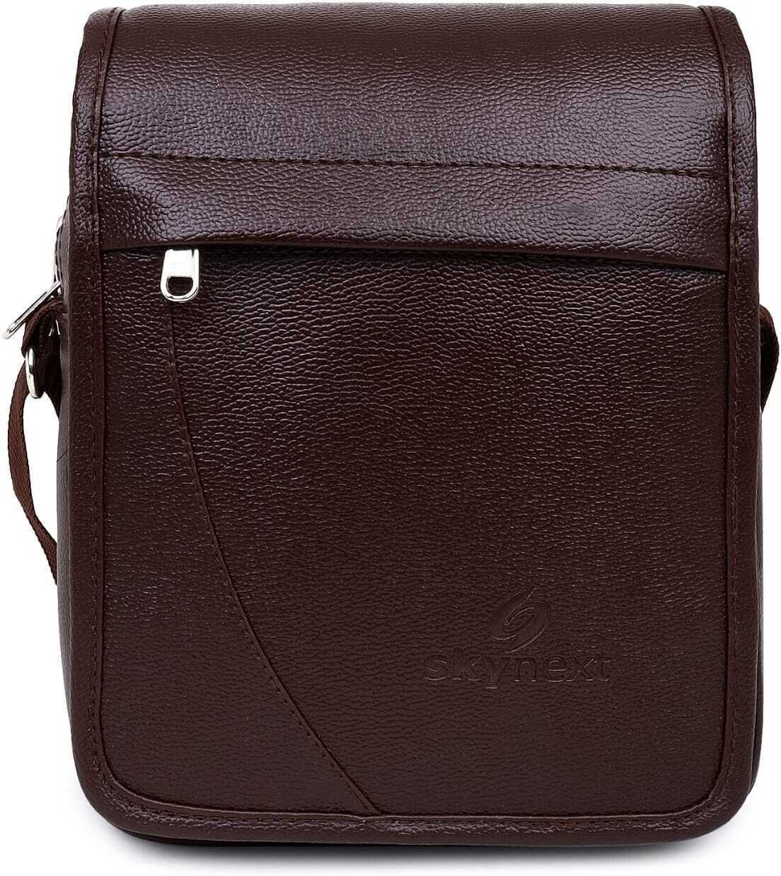 Brown Men Sling Bag SLING BAG FOR MAN SHOLDER BAG-image-47