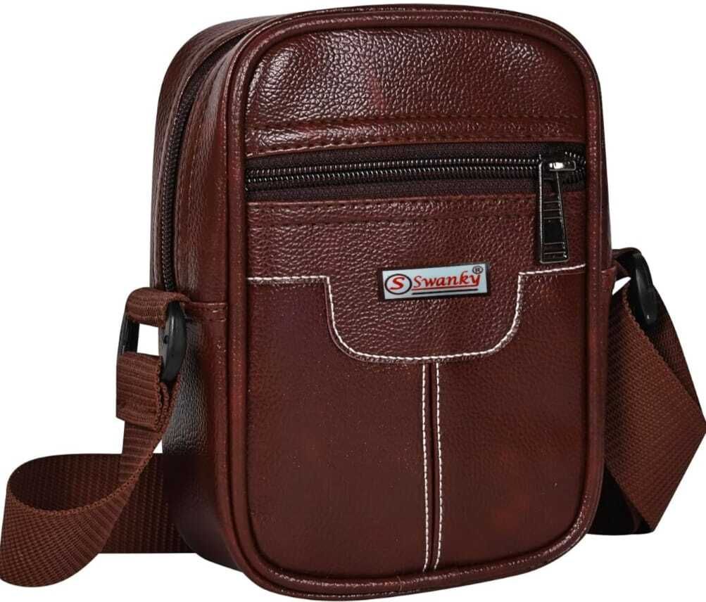 swanky Brown Men & Women Sling Bag Shoulder Sling Bags Kit Messenger Bag |Side Bag Men Women Travel-picture-29