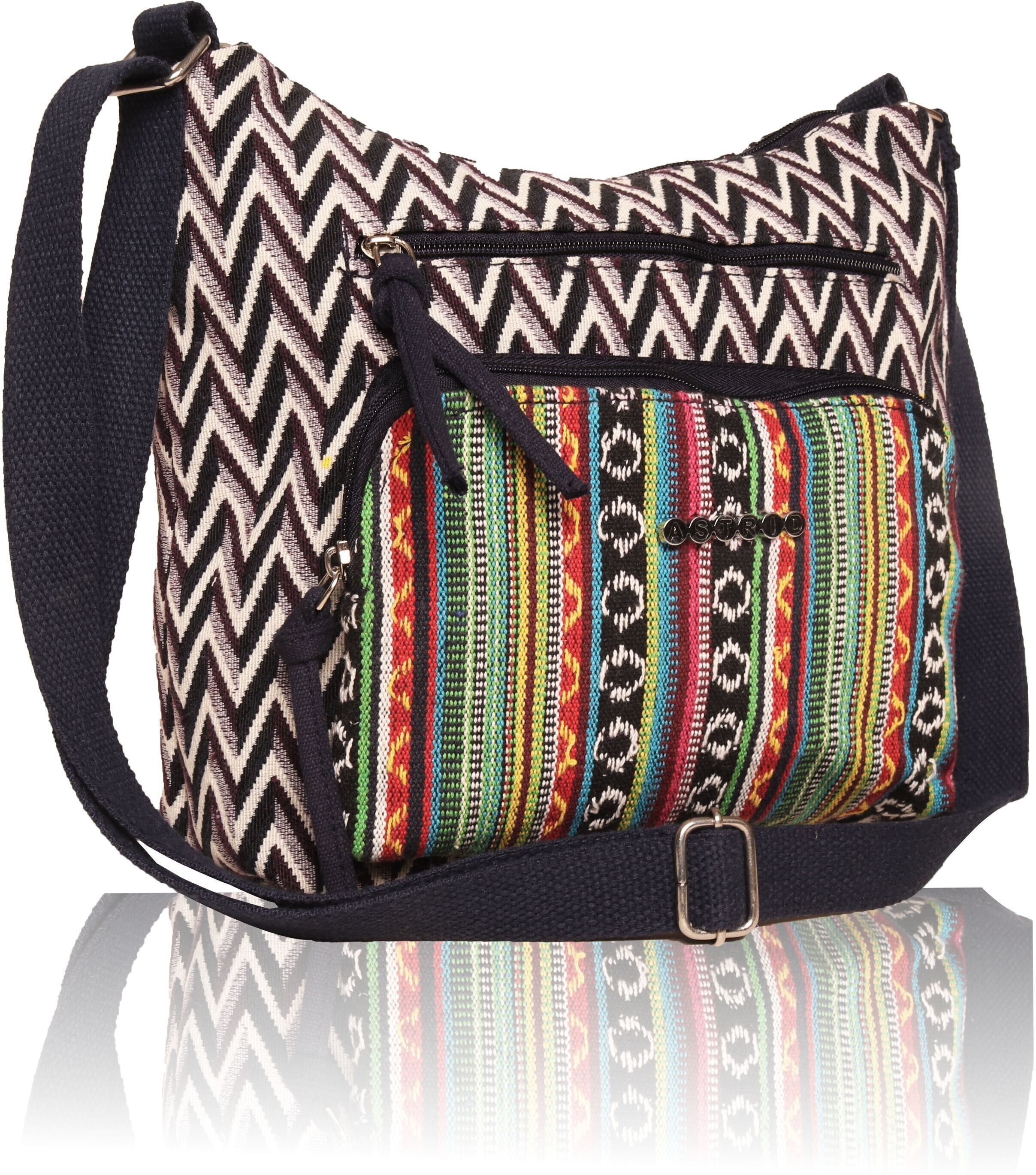 astrid Black Women Sling Bag - Extra Large Sling bag for women and girls-picture-15