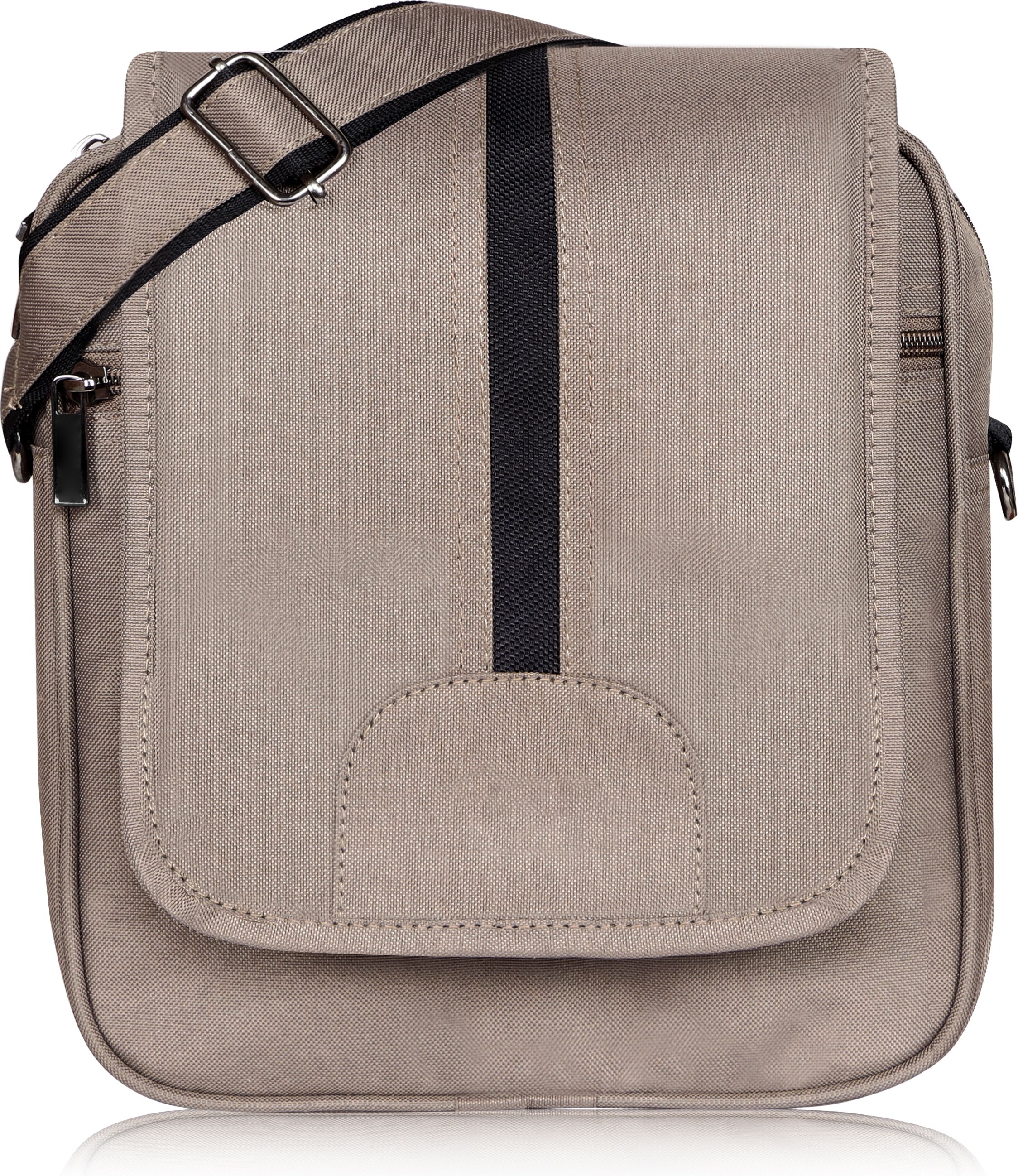 Men & Women Grey Messenger Bag-image-9