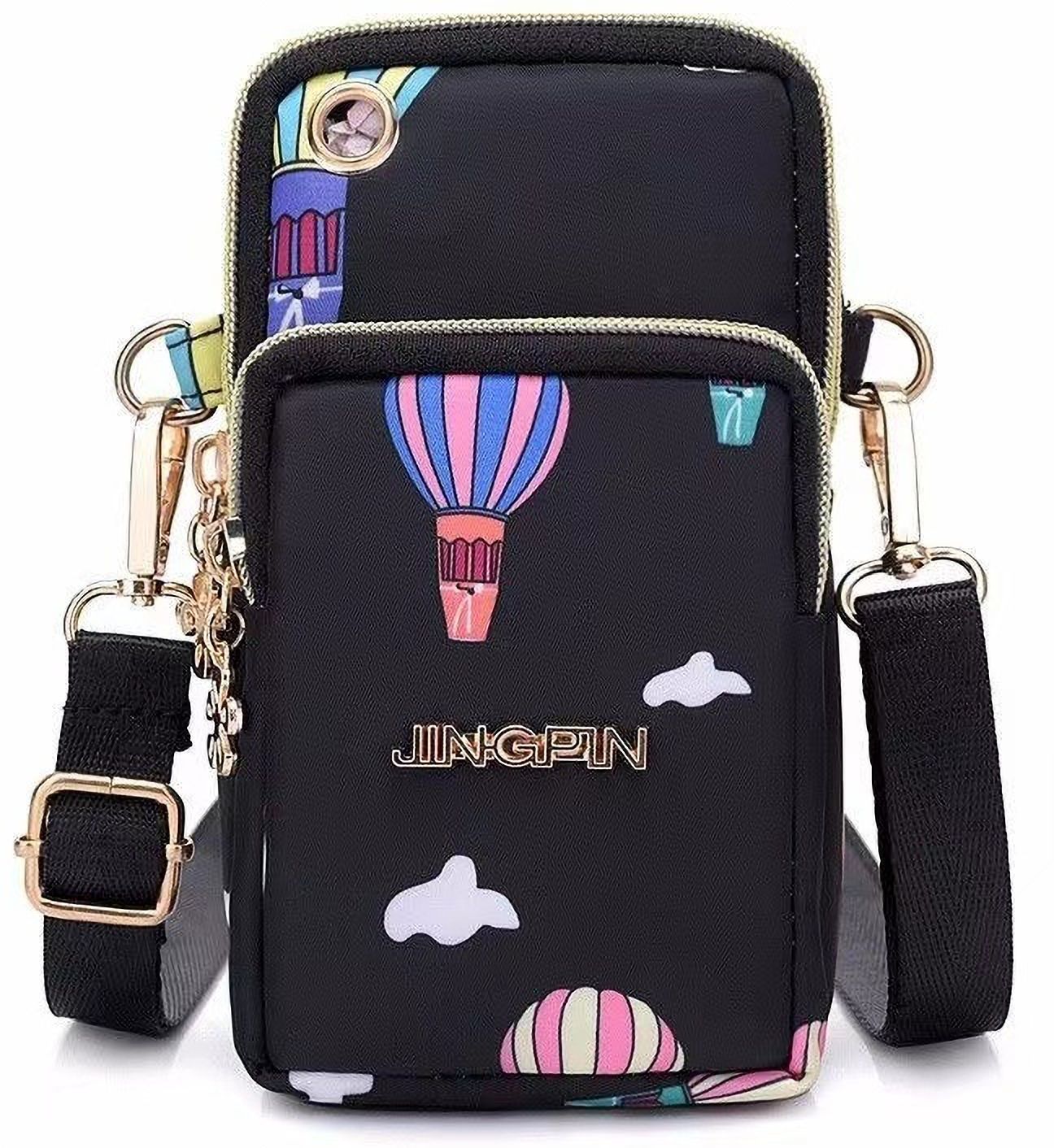 Multicolor, Black Women Sling Bag Mobile Arm Bag-Balloon Black-image-34