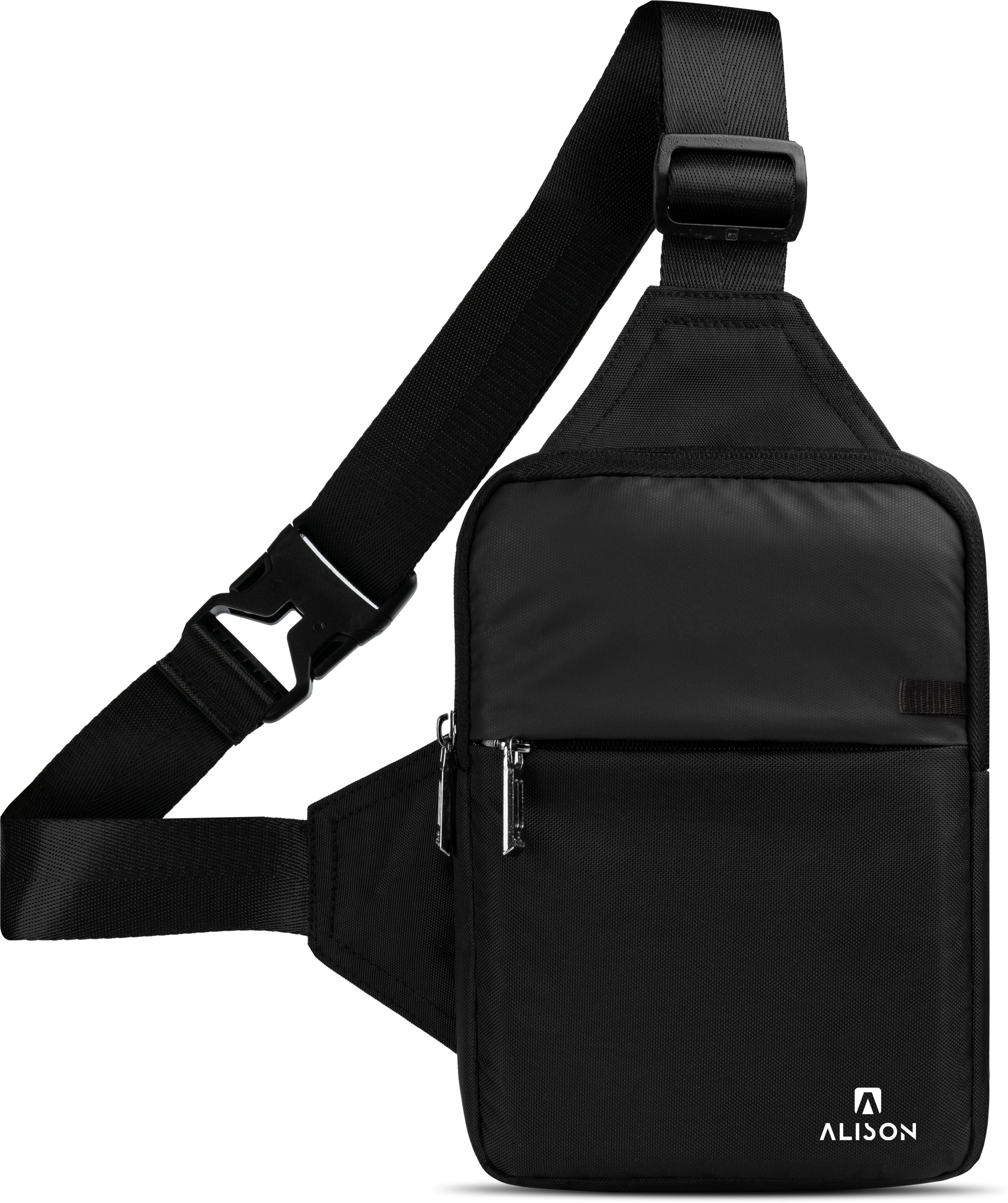 alison Black Men & Women Shoulder Bag Latest Crossbody Chest Bag Casual Phone Bag Small Shoulder Daypack for Travel-picture-34