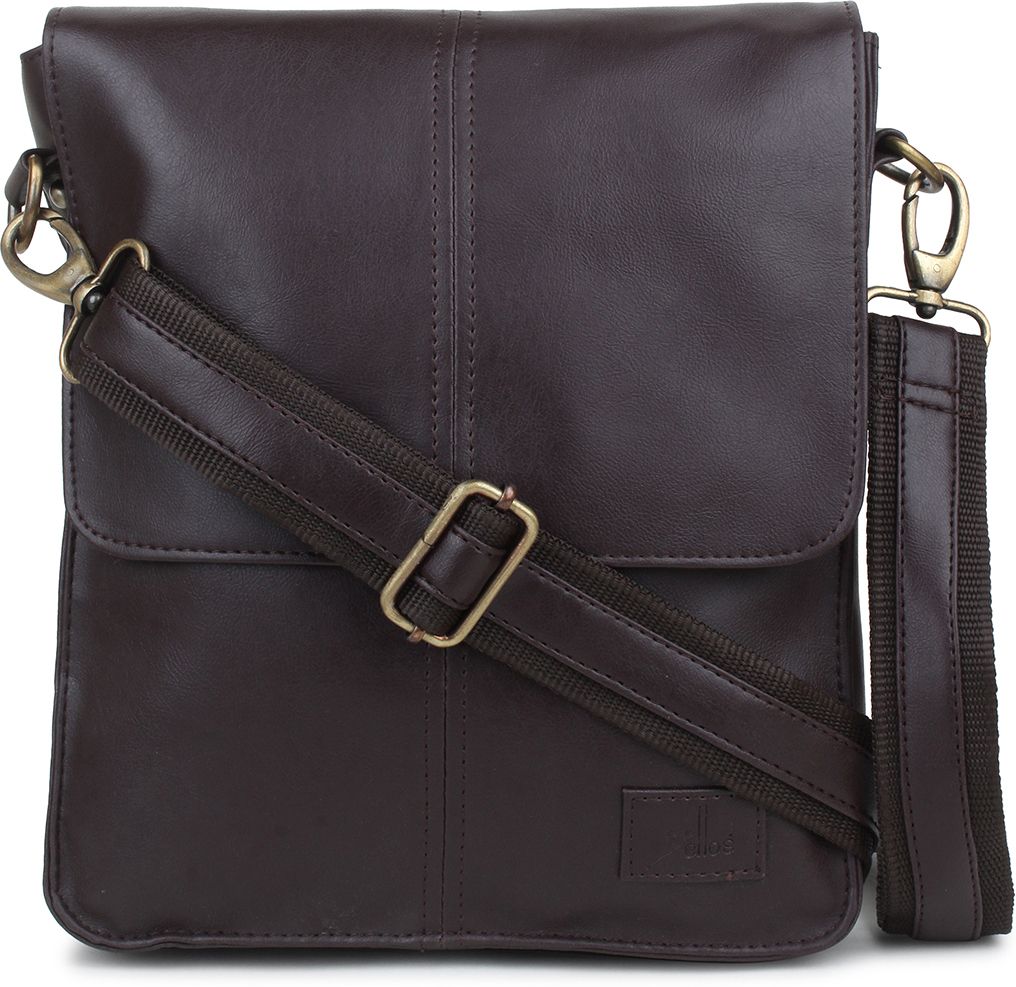 Brown Men Messenger Bag GHM9142I-image-43