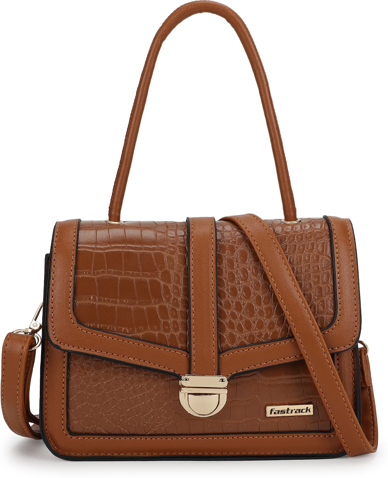 Brown Women Sling Bag Textured-image-32