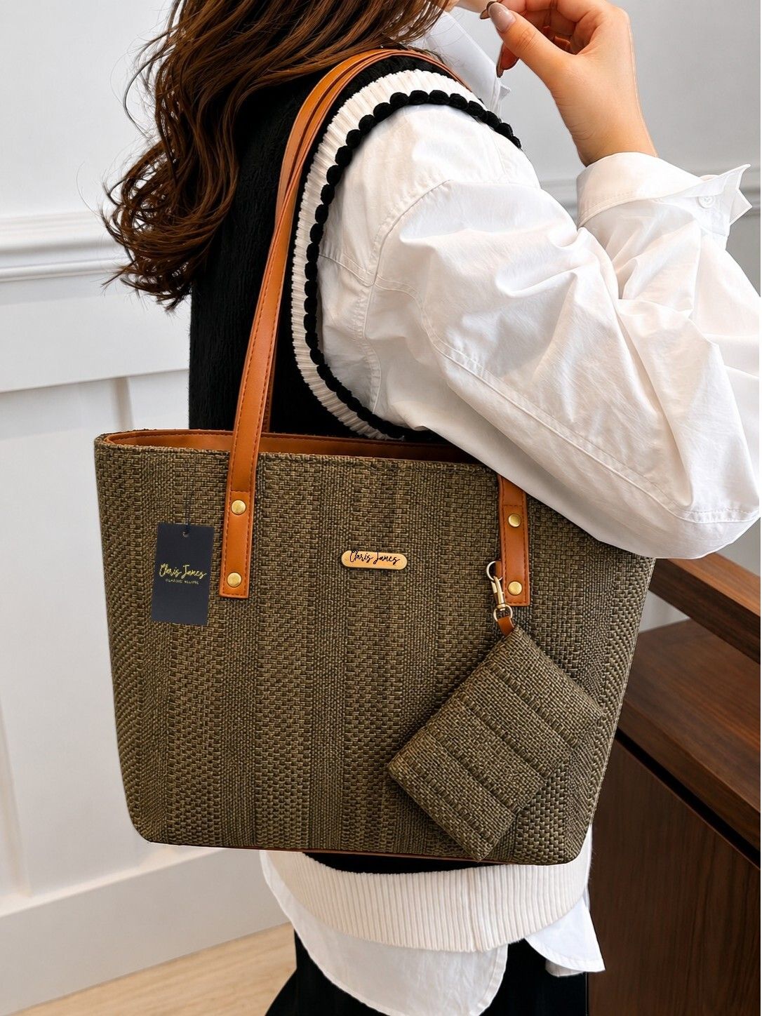 Women Green Tote-image-13