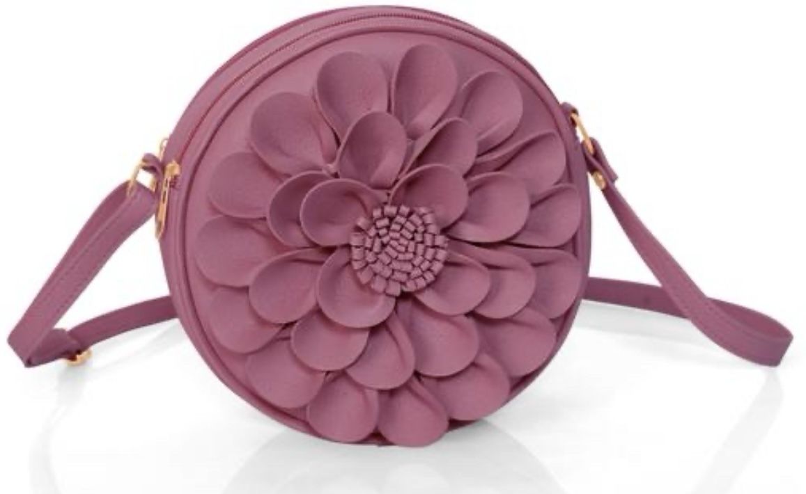 Pink Women Sling Bag STYLISH FANCY MOON SLING BAG PURSE-image-28