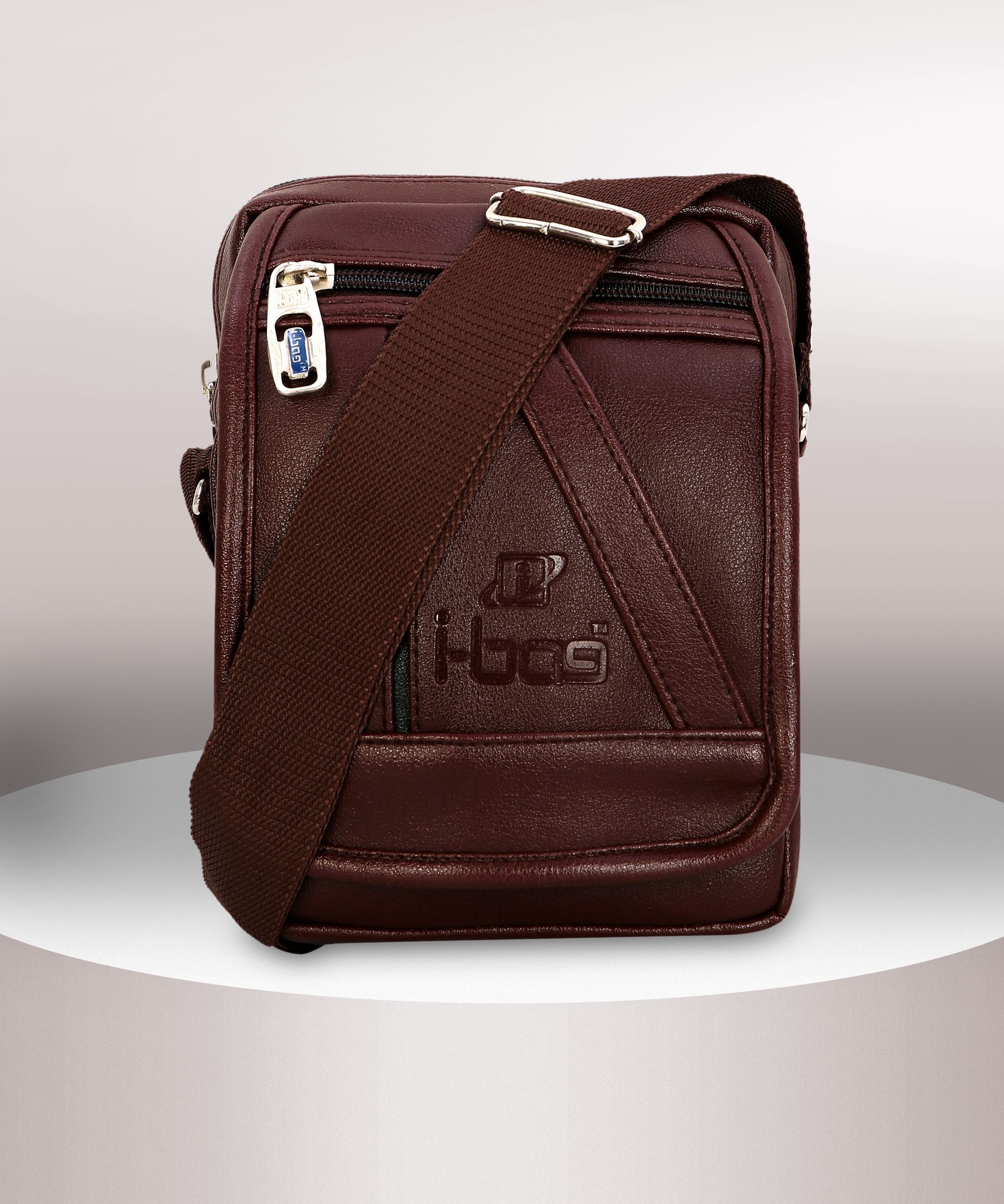 Brown Men Sling Bag - Medium Brown Men Sling Bag-image-17