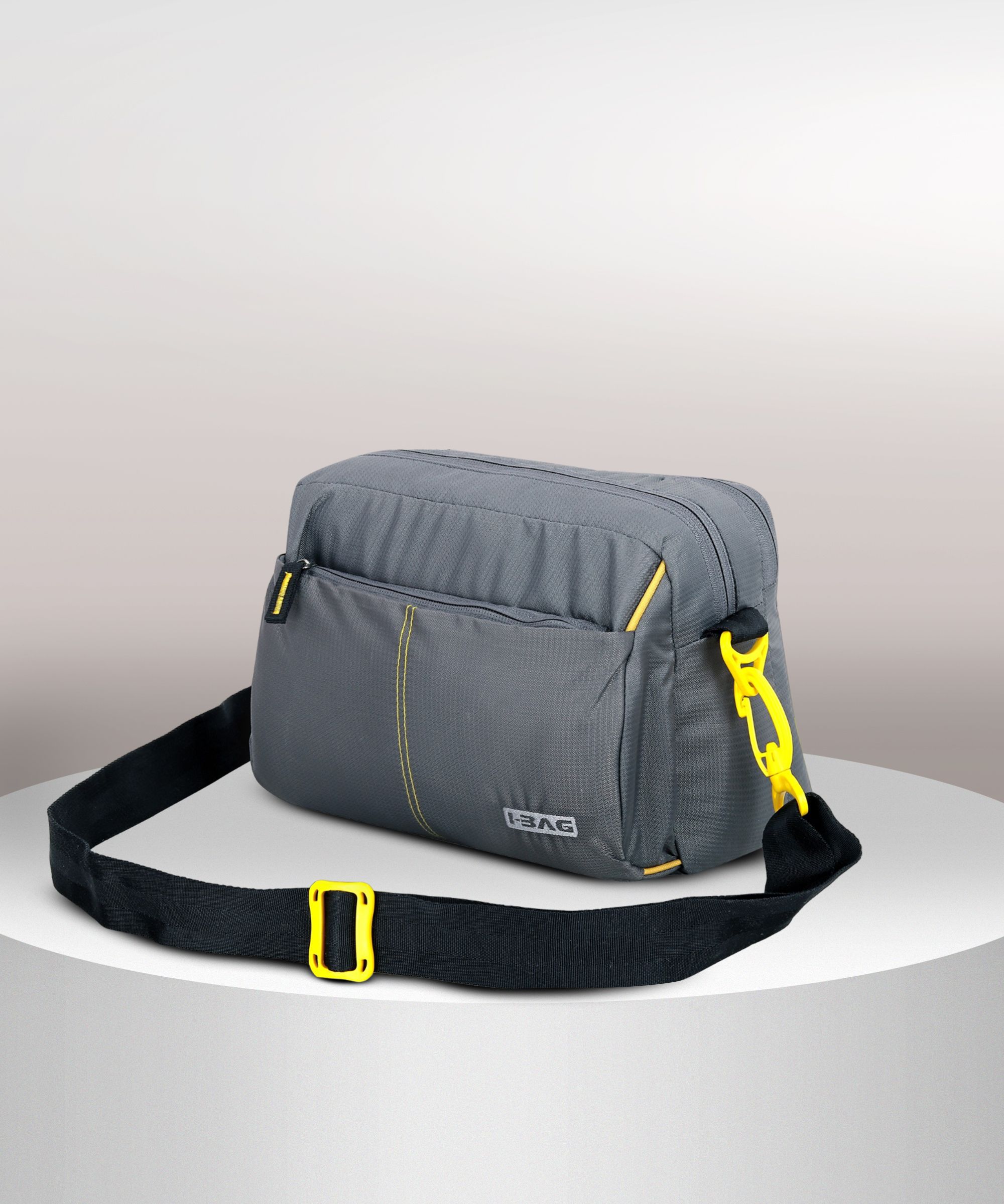 Grey Men Sling Bag Men - Extra Spacious-image-9