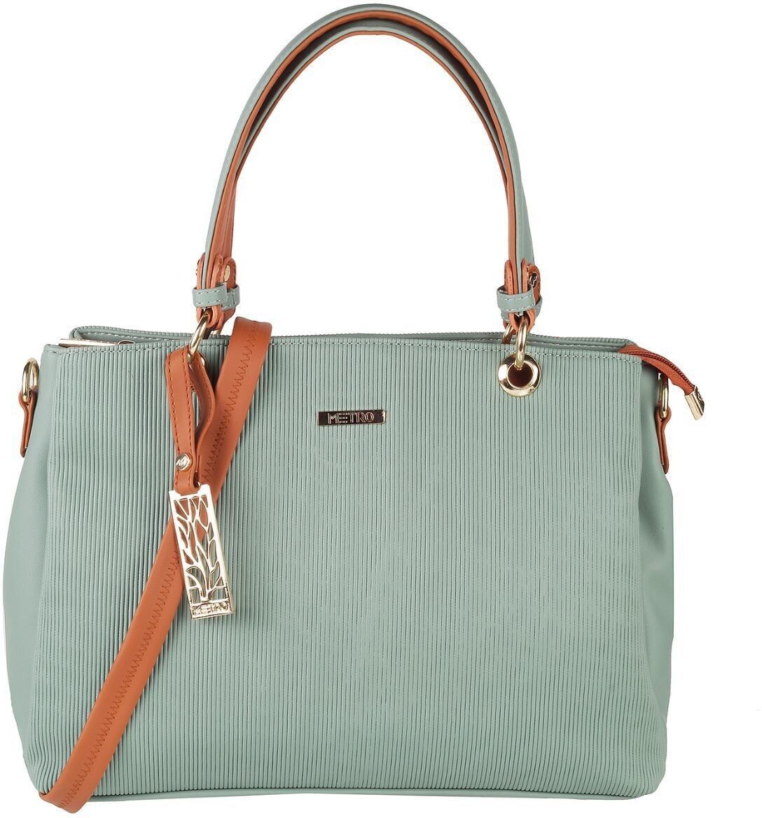 metro Green Women Satchel 66-7852-Green-picture-15