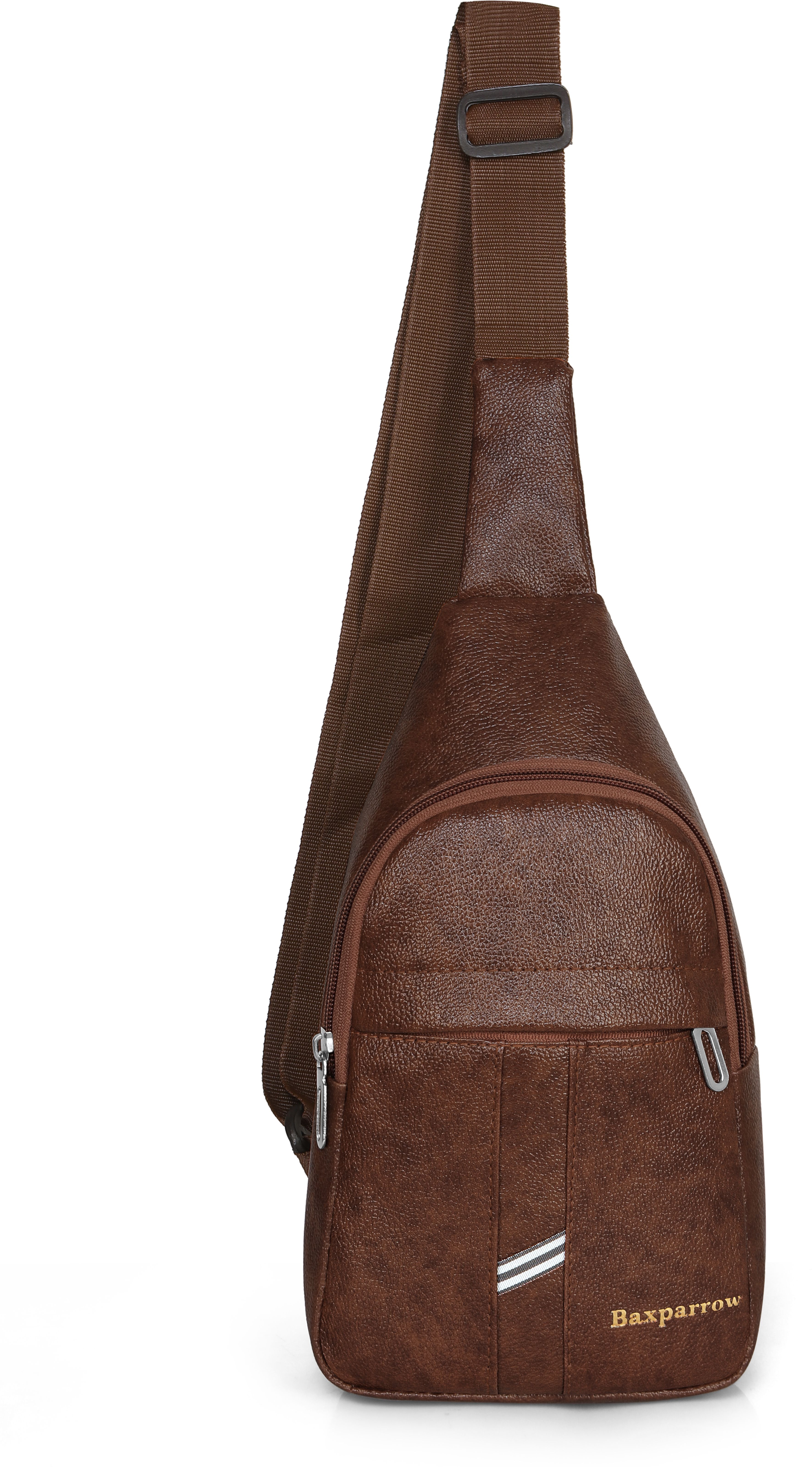 baxparrow Brown Men & Women Sling Bag Crossbody – Stylish Spacious One-Side Shoulder Travel Bag-picture-15