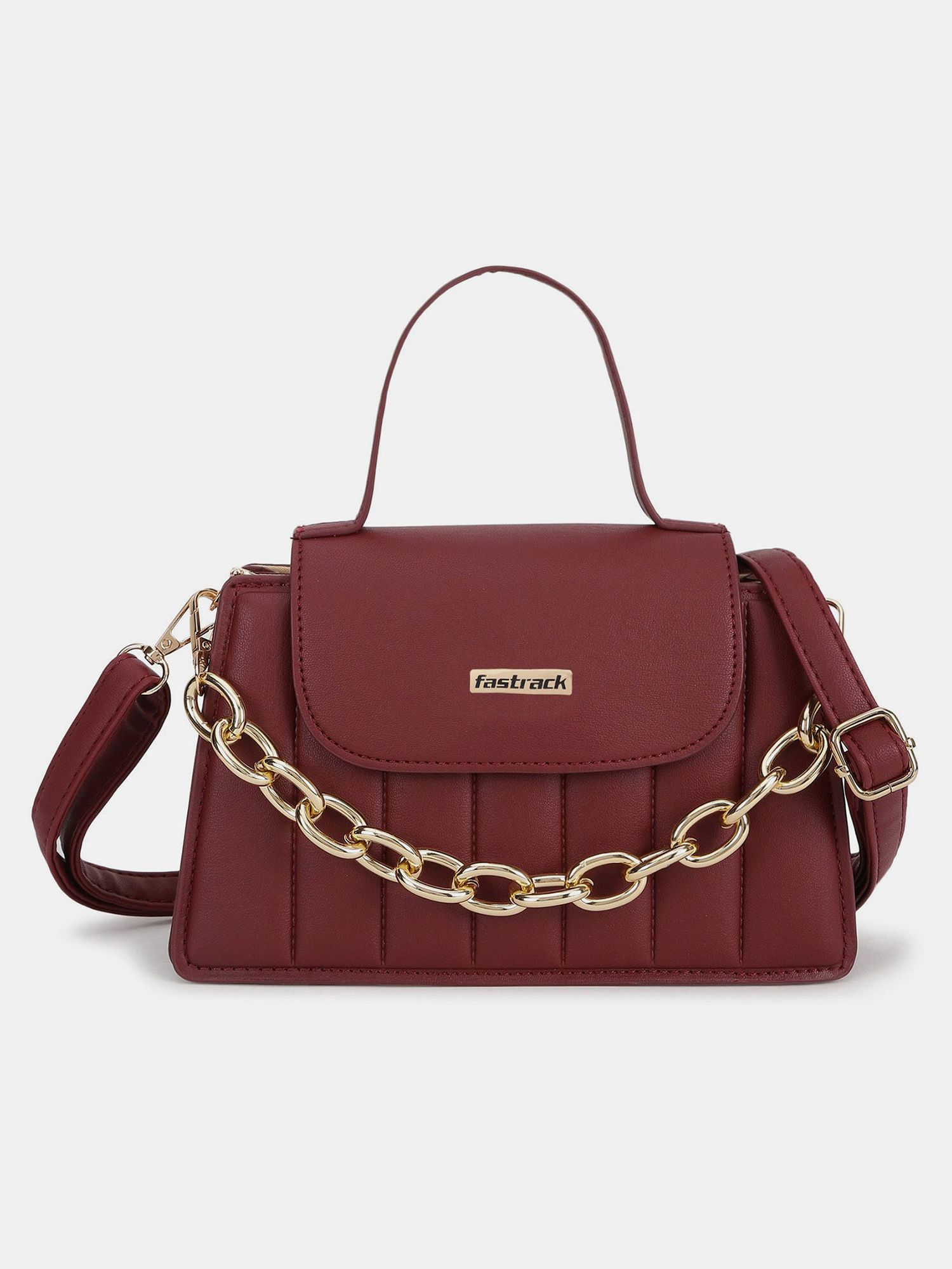 Maroon Women Tote Plain-image-14