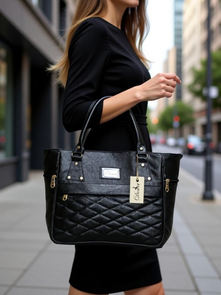 dowet Women Black Hand-held Bag-picture-39