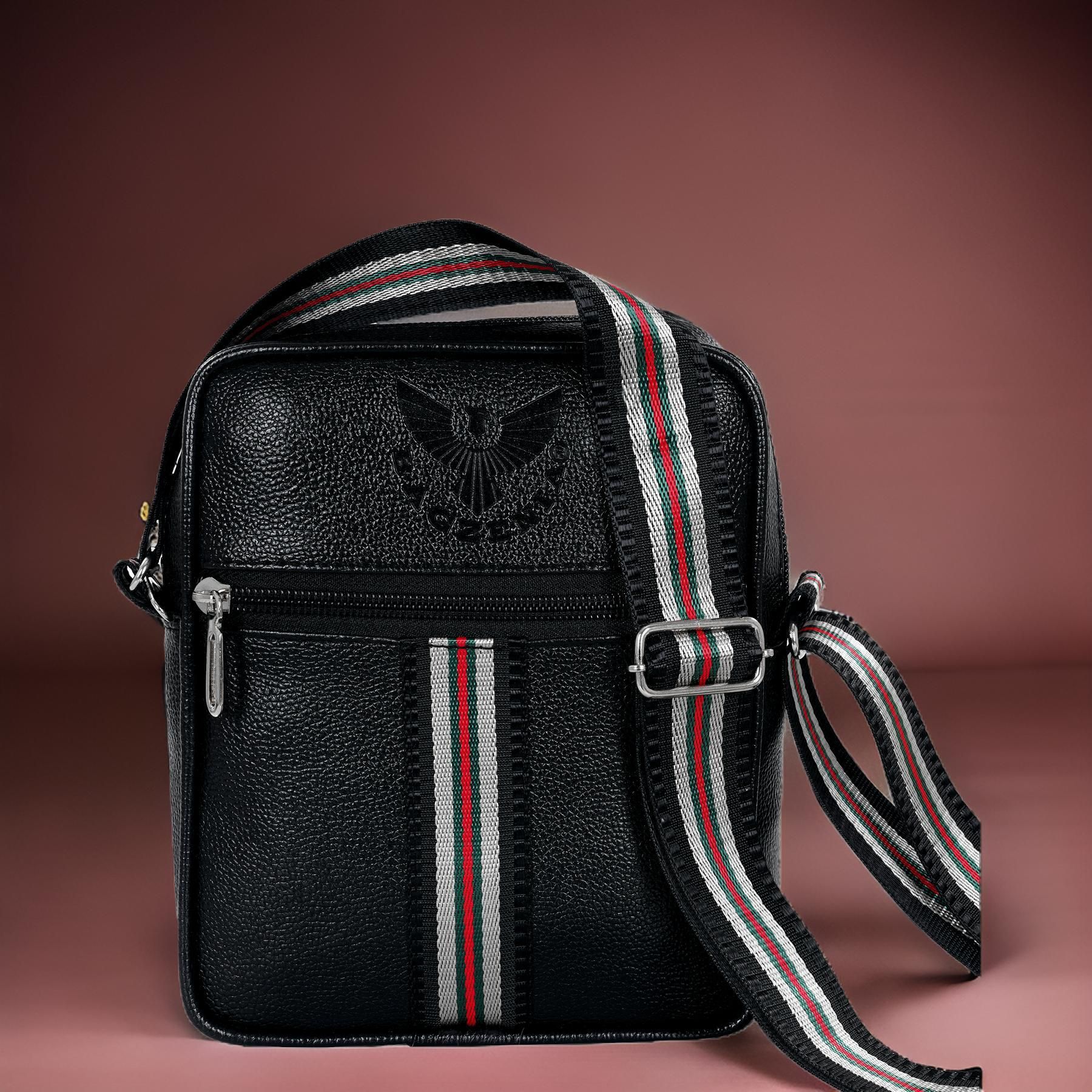 Black Men & Women Sling Bag Men Sling Bag Cross body Men’s Sling Messenger Bag for Travel / Office-image-46