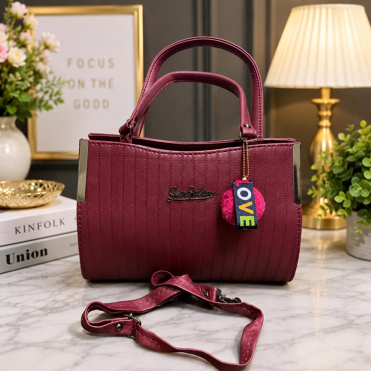 Maroon Women Sling Bag purse for women stylish hand bag-image-21
