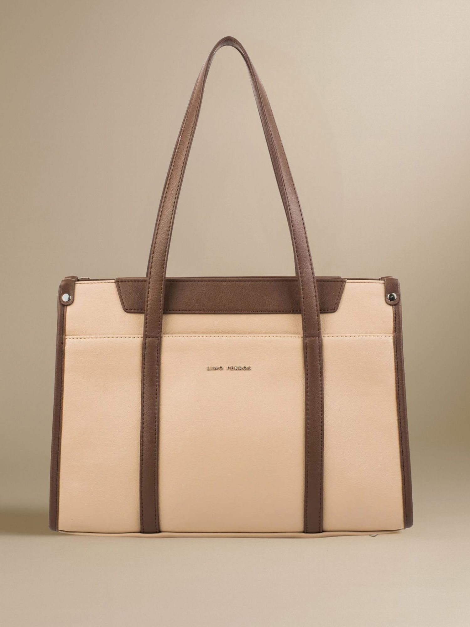 Beige Women Tote Beige Tote Bag-image-1