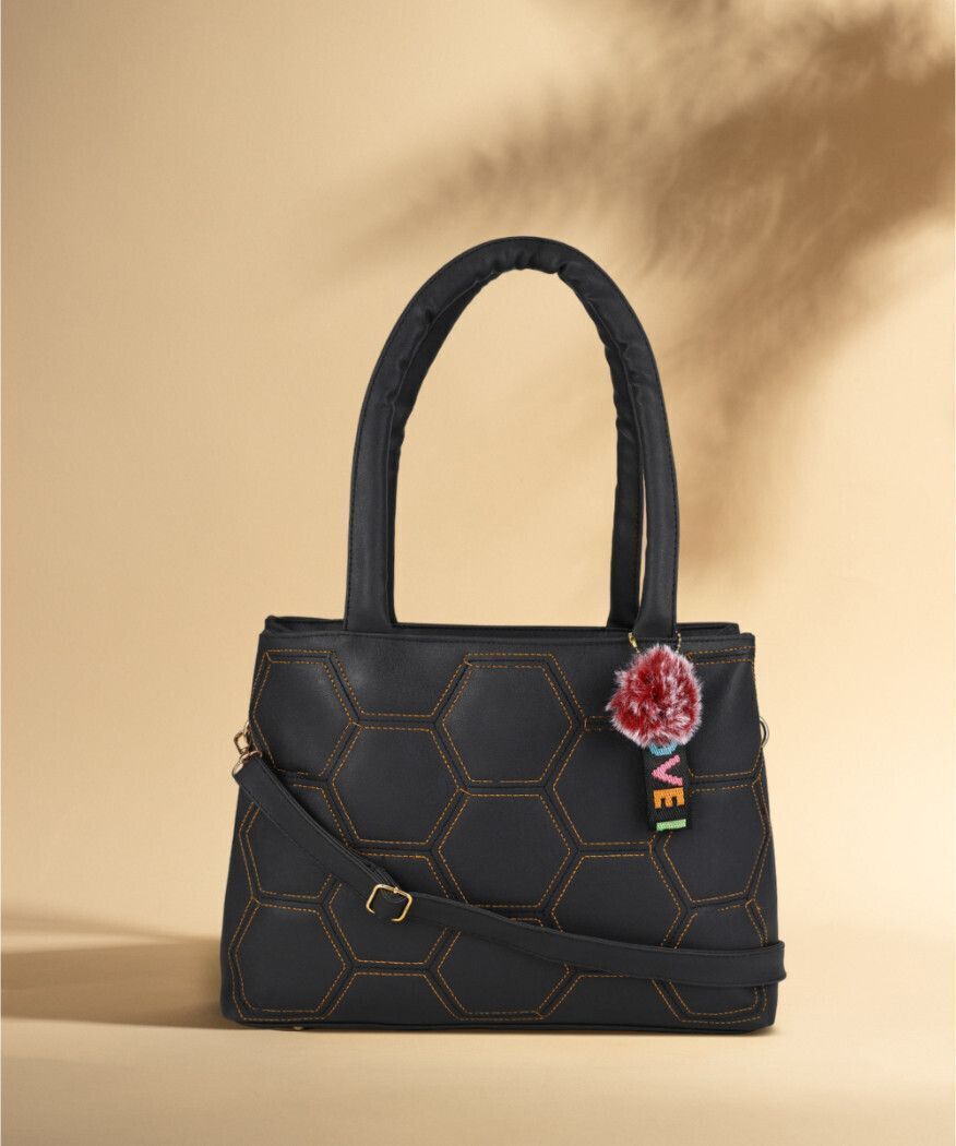 dowet Women Black Hand-held Bag-picture-8
