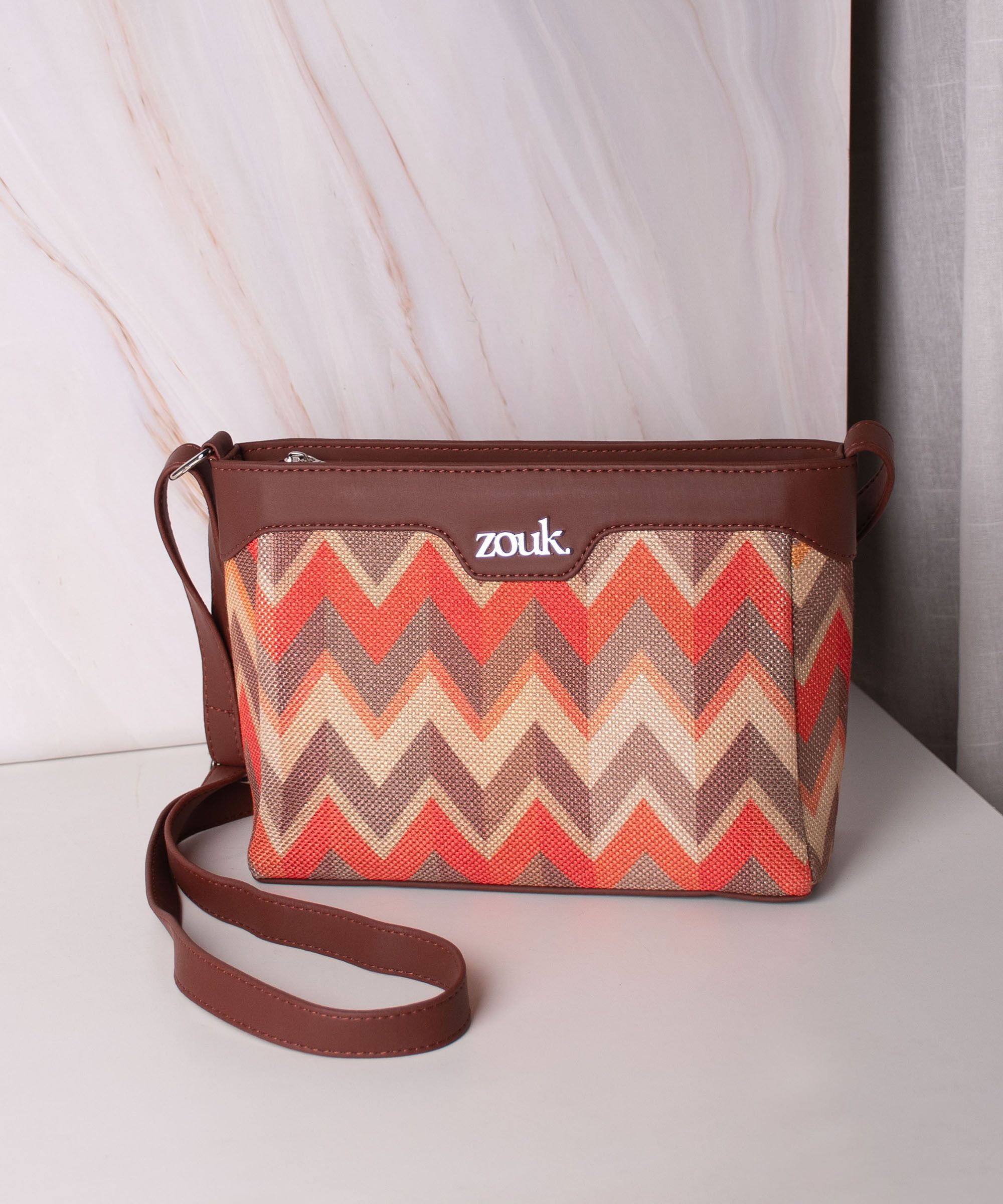 Orange Women Sling Bag Harmony Sling Bag-image-1