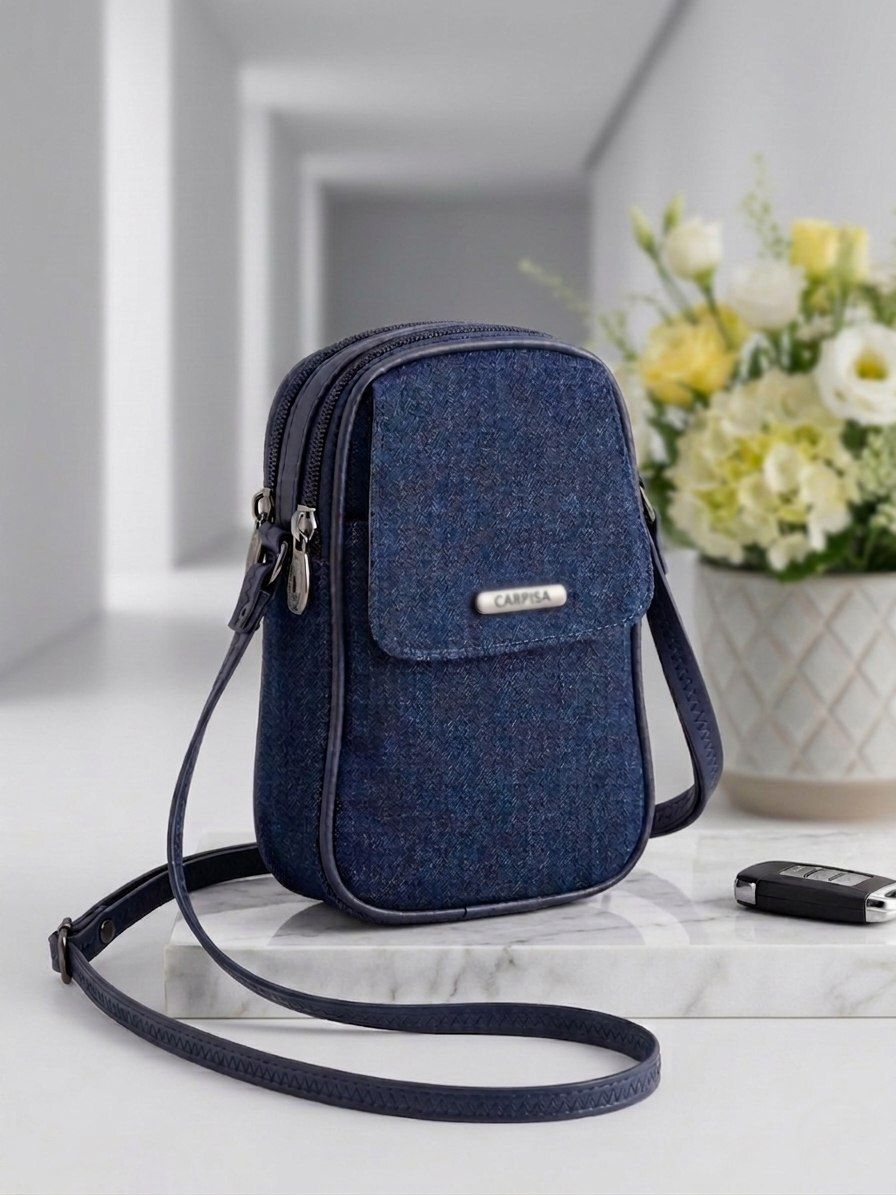 Blue Men & Women Sling Bag blue sling bag-image-25