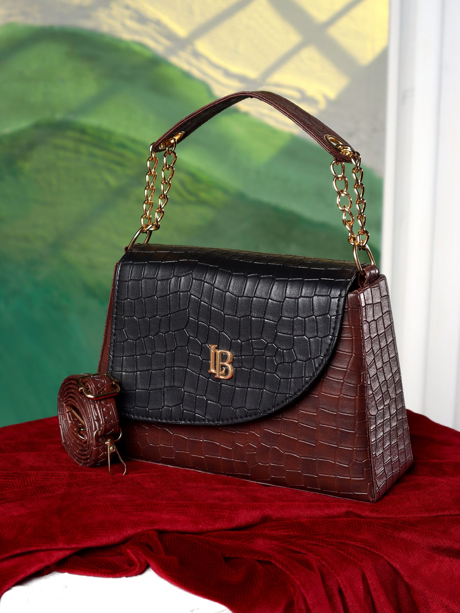 legal bribe Brown Women Sling Bag Crock Sling Bag-picture-36