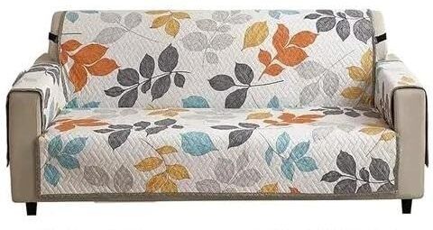Polyester 3 Seater Sofa Floral Cover-image-46