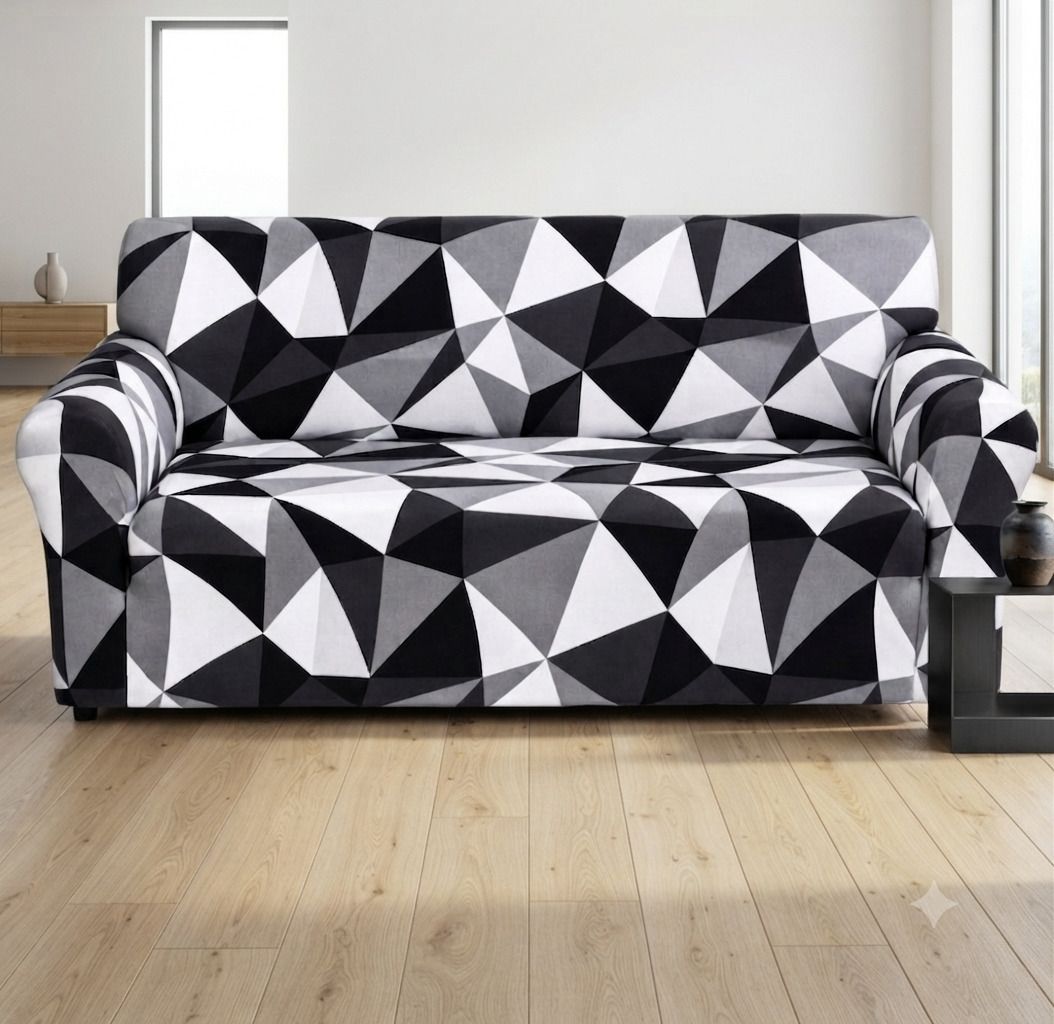 softia Polycotton 3 Seater Sofa Geometric Cover-picture-15