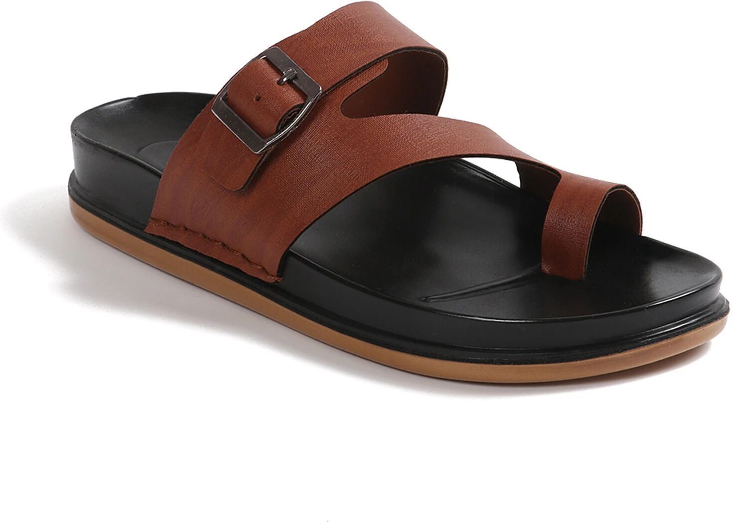 comfro Men Casual Leather Slipper Ultra-soft Double Density Sole, Every-Day & Work Wear Men Slippers-picture-19