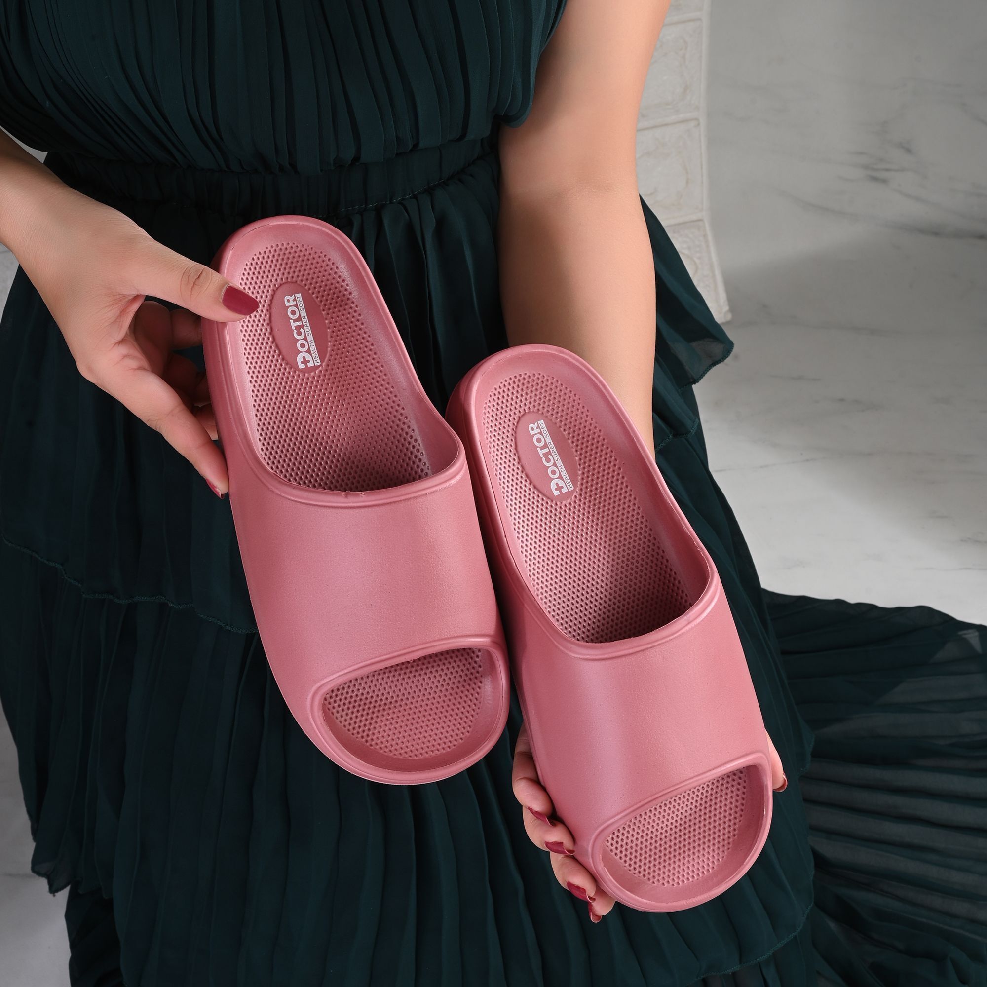 Newly Launch | Classic Ultra Soft | Cushion | Comfortable|Premium|Stylish|Trendy Women Flip Flops-image-35