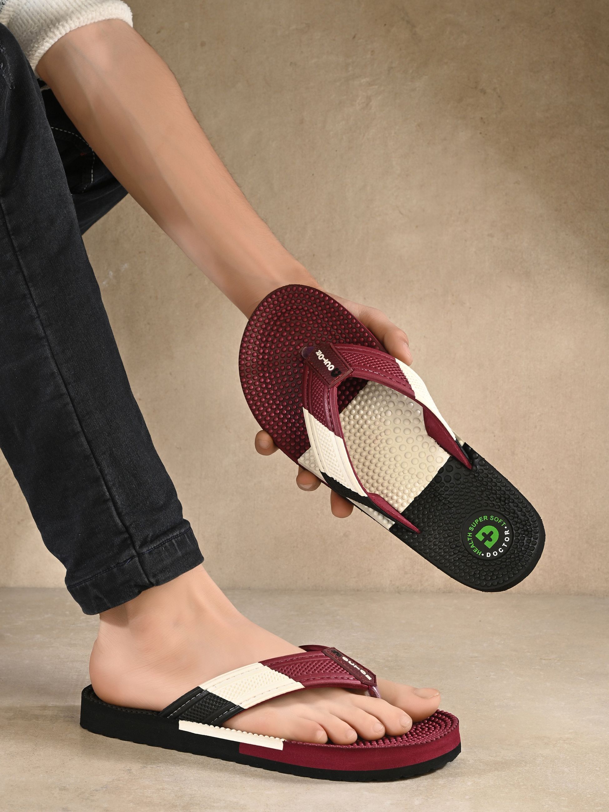 doctor health super soft Newly launch Soft Comfortable Ortho Diabetic Lightweight Antiskid Men Slippers-picture-10