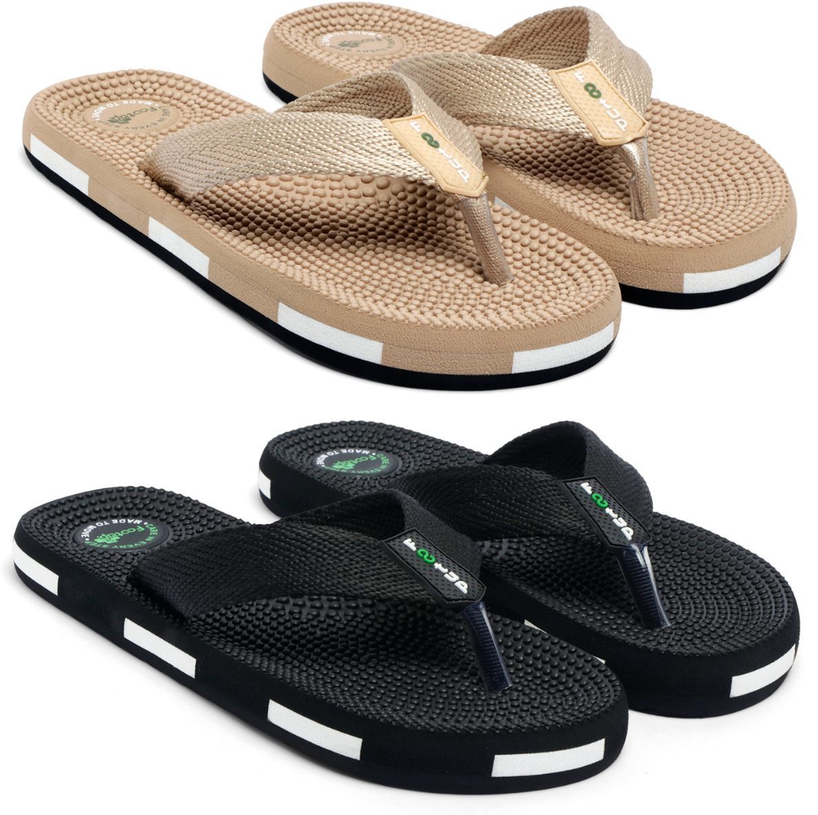 footup Super Soft|Orthopedic|Comfortable|Lightweight|Diabetic|Combo Men Slippers-picture-28