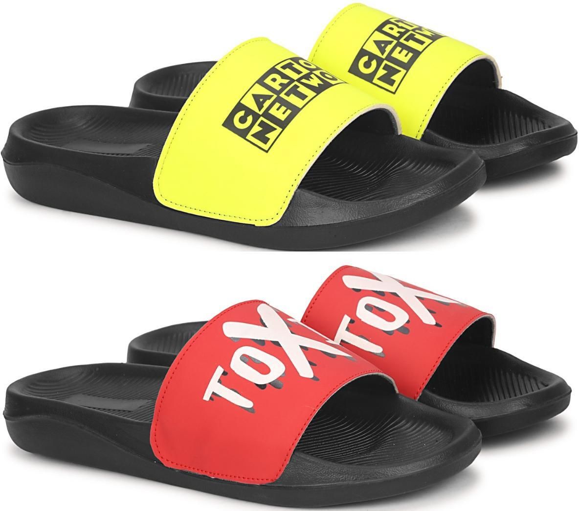 foot print Men Slides-picture-13