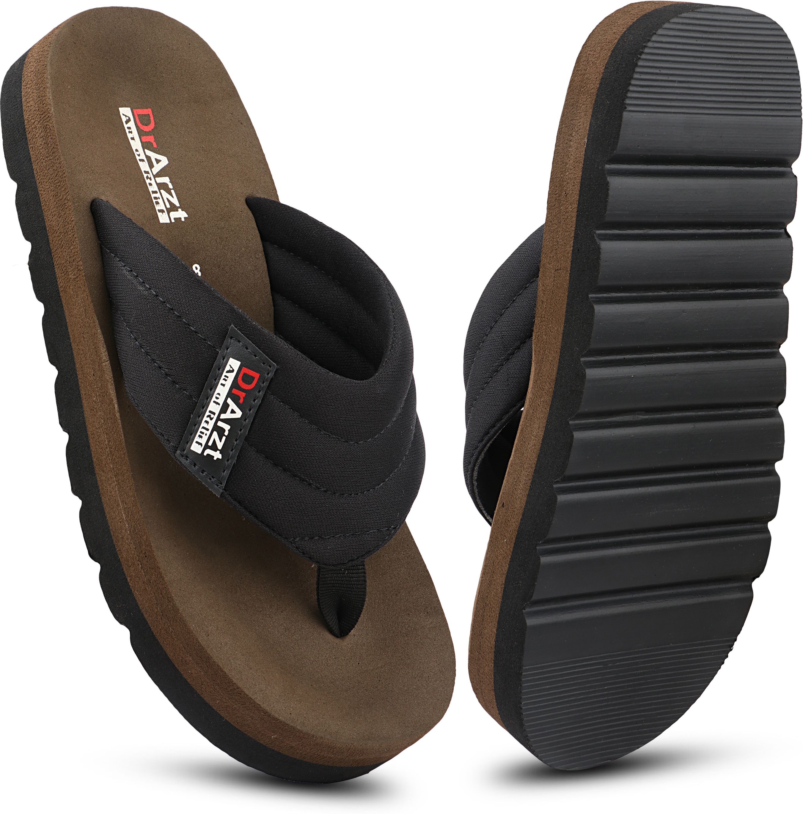 drarzt Super Soft|Ortho Care|Orthopedic|Stylish|Comfortable Men Slippers Men Slippers-picture-46