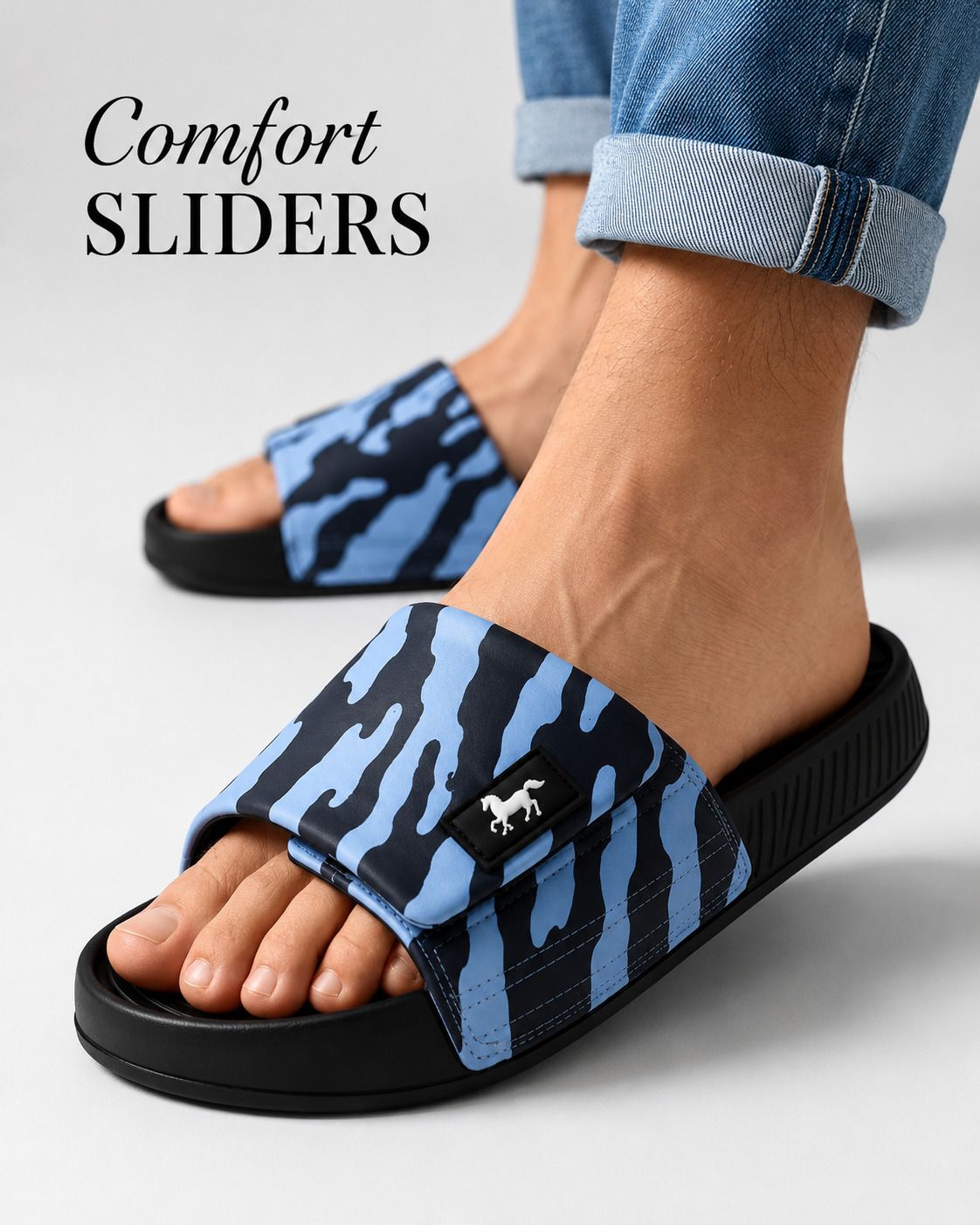trendmode | Soft Cushion | Lightweight | Anti-Slip | Daily Comfort Men Slides-picture-11