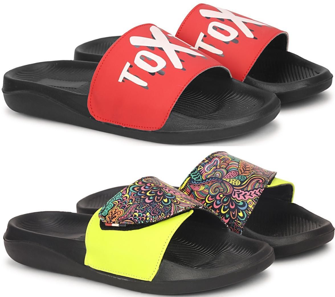 foot print Men Slides-picture-18