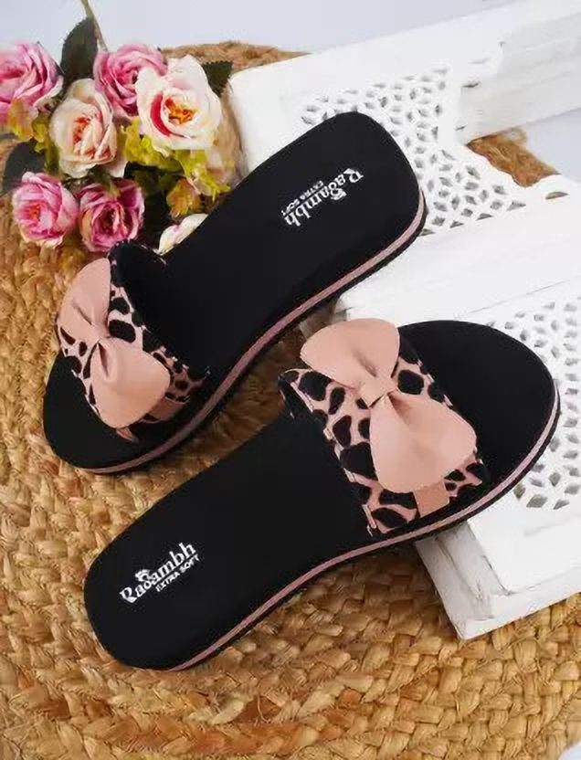 Comfortable Stylish and Trending Printed Flip Flops sliders For Women Women Slides-image-6