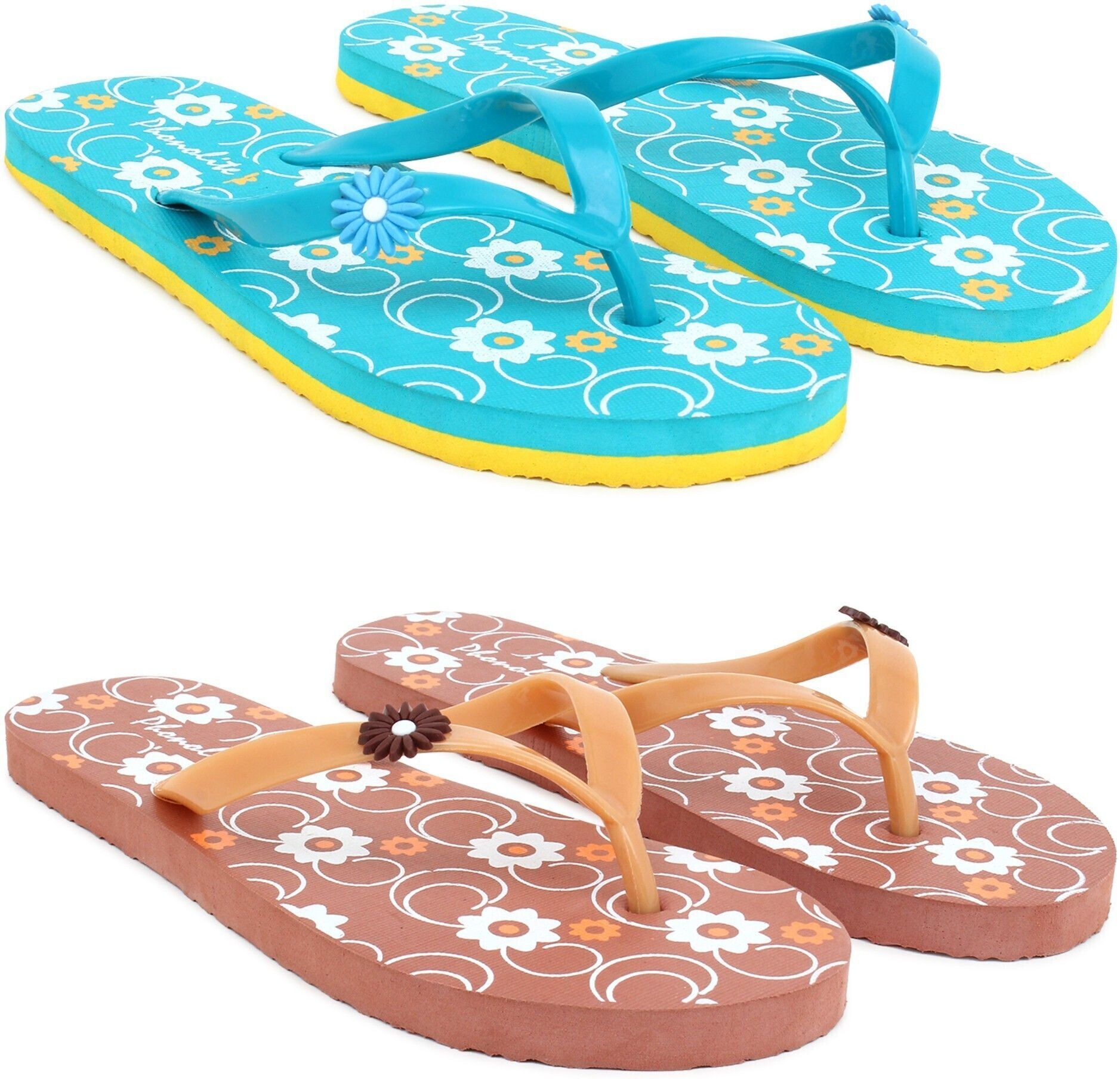 phonolite Womens Casual comfort stylish trending combo slippers (Pack of 2) Women Flip Flops-picture-12