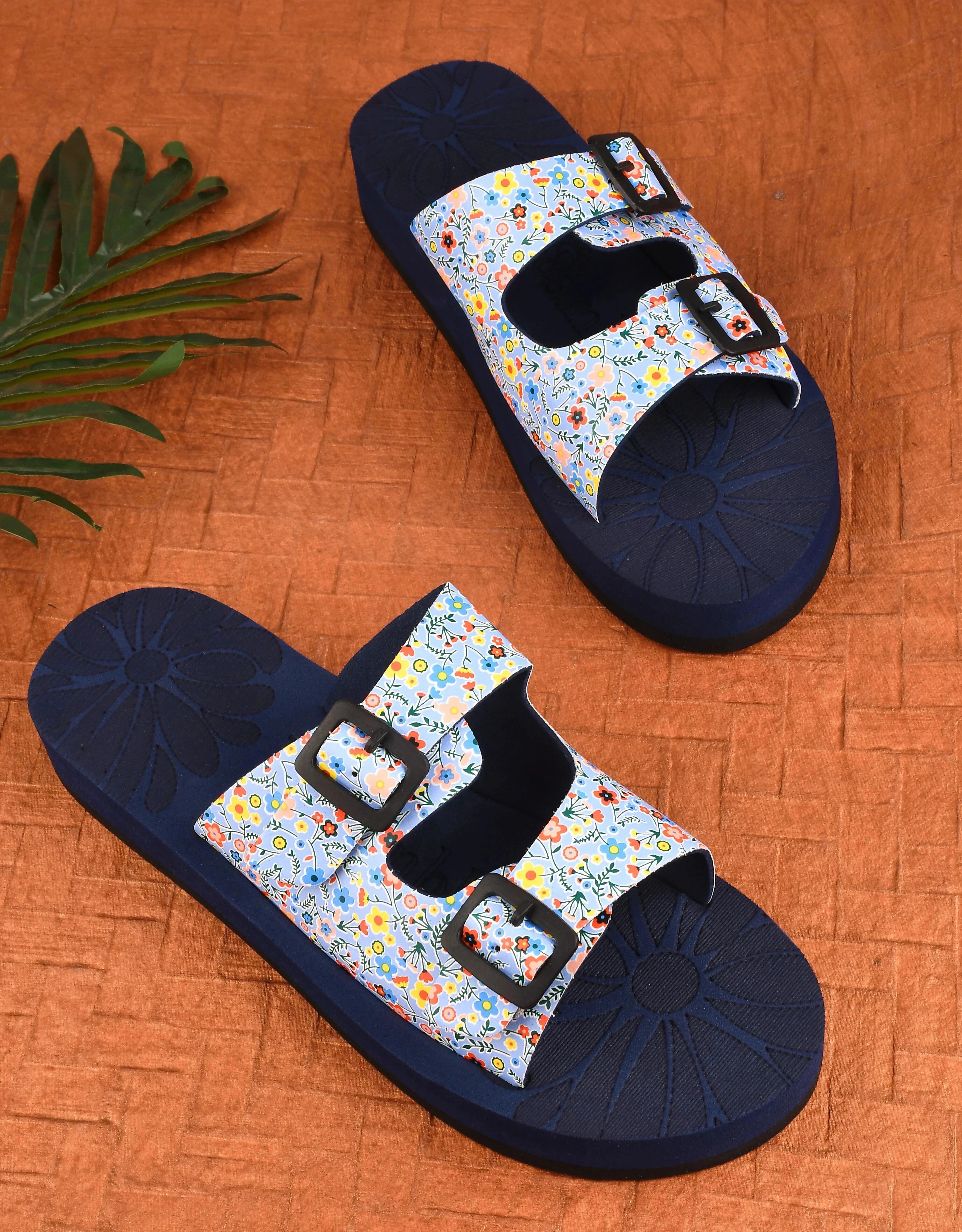 Comfortable Stylish and Trending Colorful Printed Flip Flops sliders For Women Women Slides-image-20