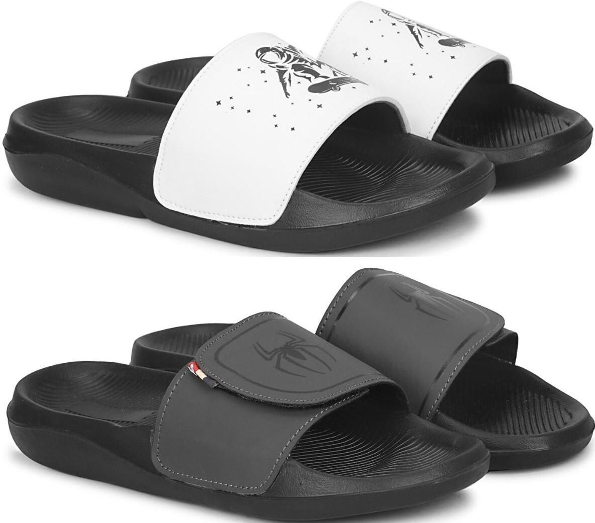 foot print Men Slides-picture-45