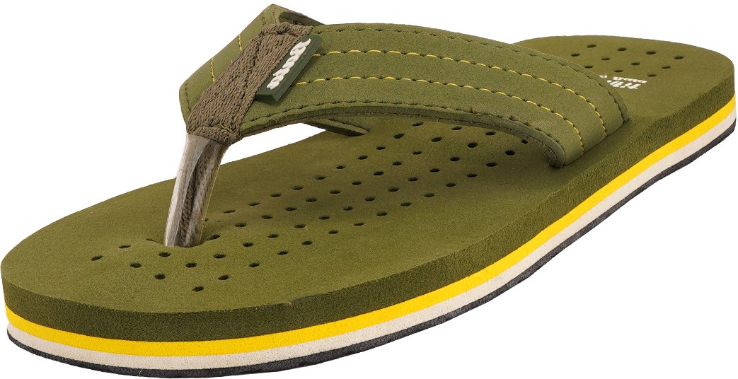 Bata Bata slippers for men comfortable and stylish chappal men Men Slippers (Olive 10)