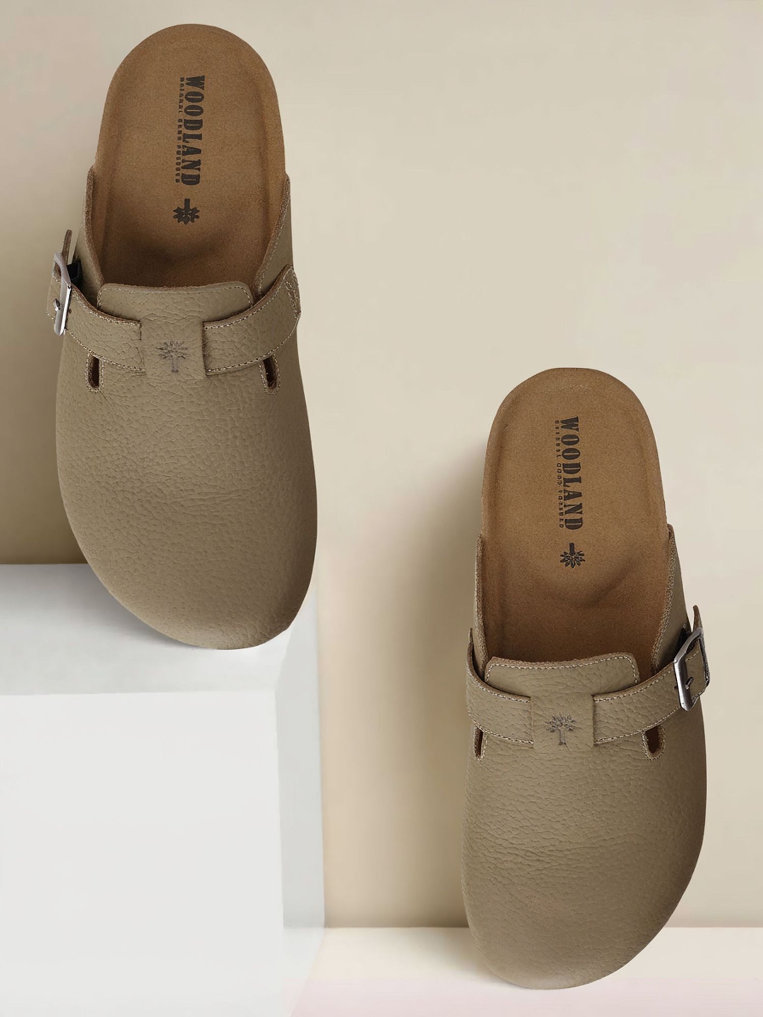 woodland Comfortable Soft Sole Lightweight Home Wear Men Slides-picture-20