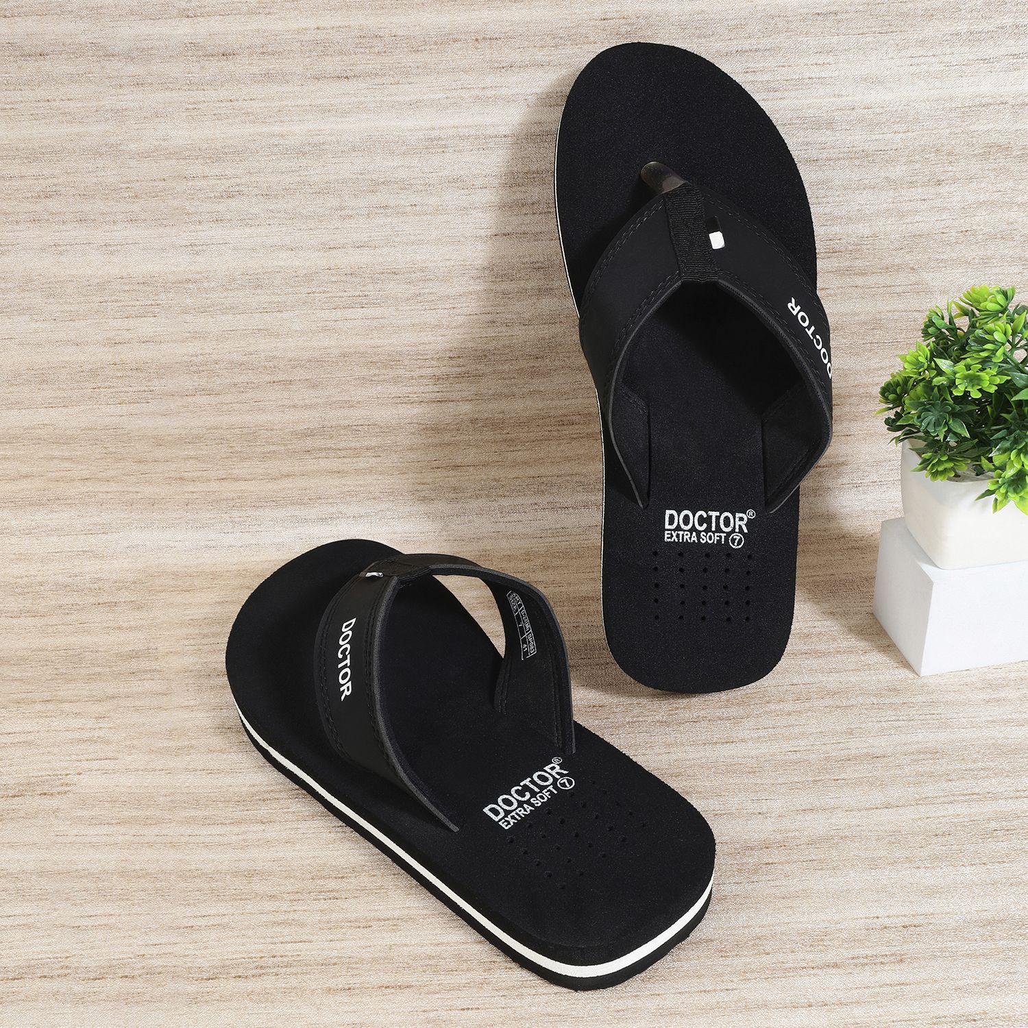 DOCTOR EXTRA SOFT Ortho Care Diabetic Orthopaedic Comfort Dr Slippers and Flipflops For Men's and Boy's Men Flip Flops-image-9