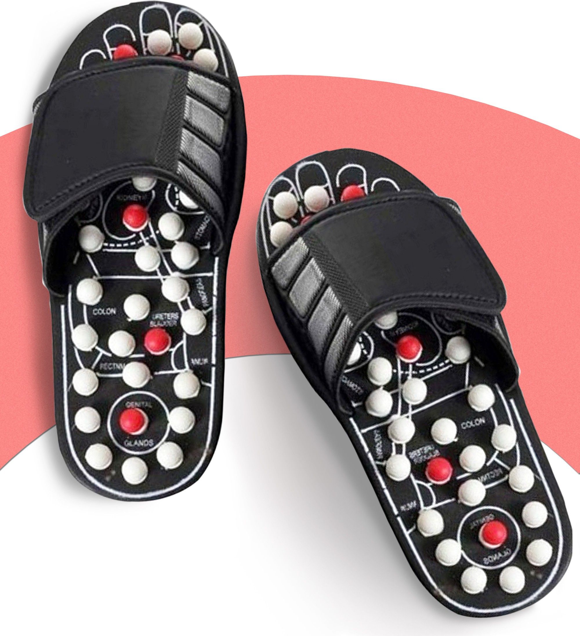 jasvi Acupressure Slippers & Yoga Paduka Natural Leg Magnetic Full Body Massage Foot Massager Men Slides-picture-25