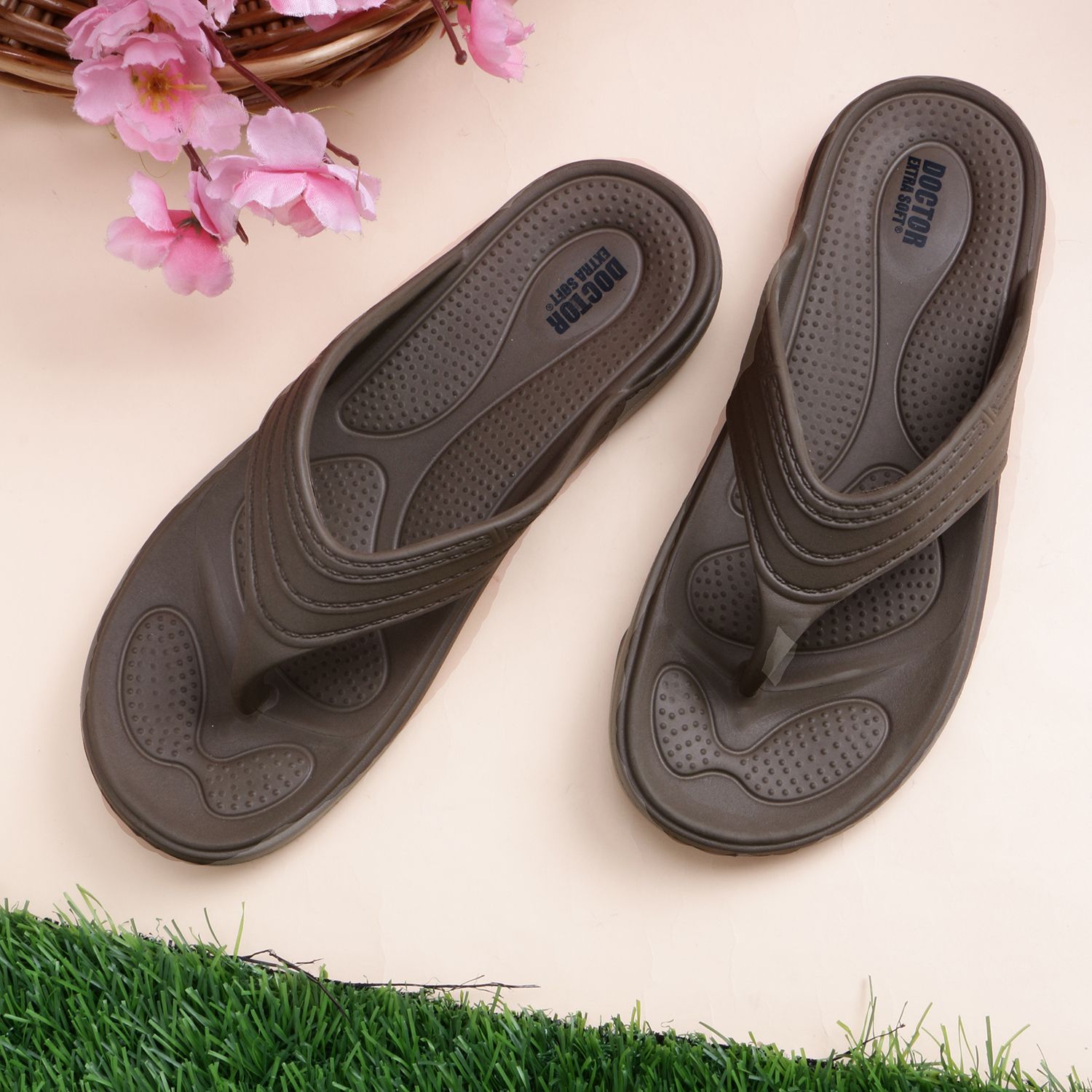 doctor extra soft Women Flip Flops-picture-14