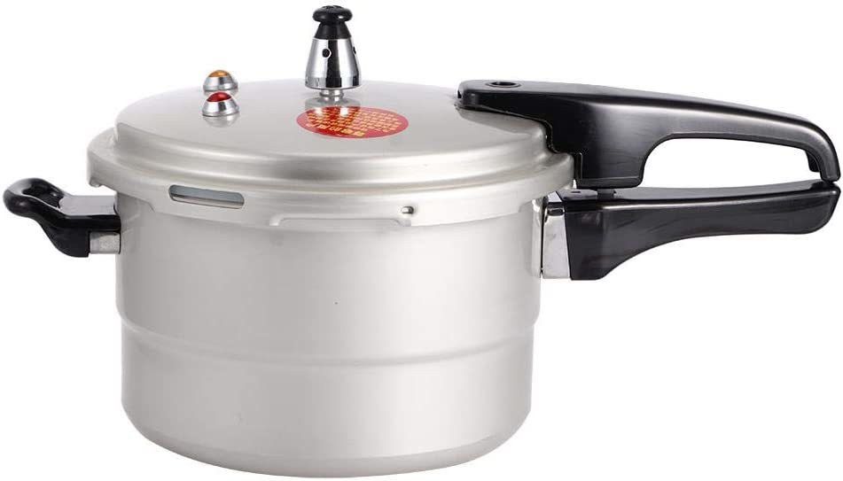 Aluminum Pressure Cooker, Induction Base Inner Lid Slow Cooker