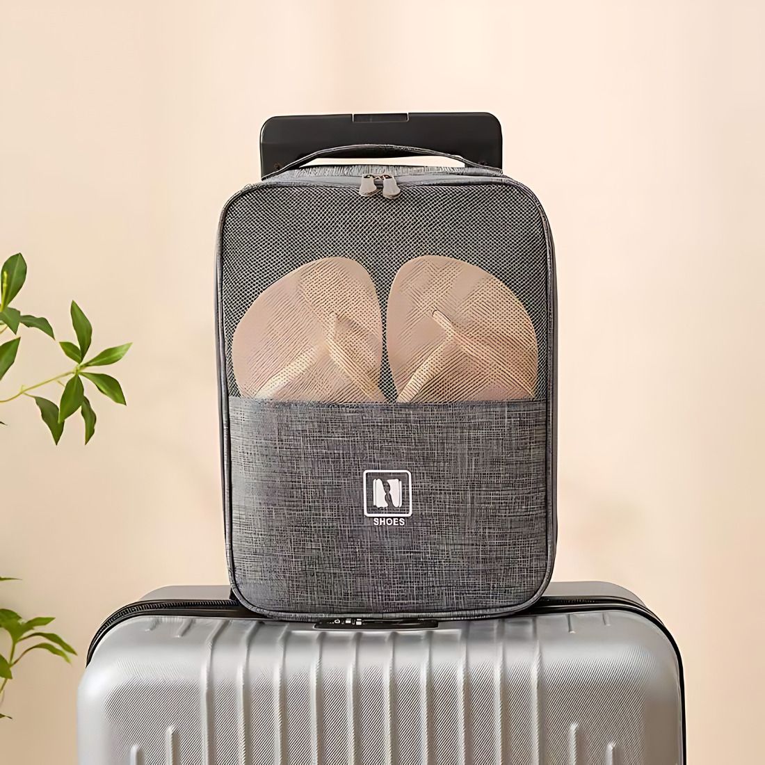 Travel Shoe Bags Multipurpose Portable Travelling Shoe Holder Storage Bag Small Travel Bag- medium