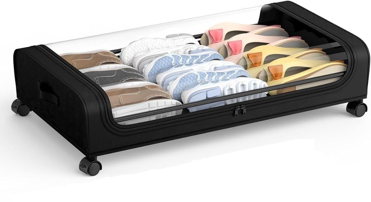 Under Bed Storage Organizer with Wheels Small Travel Bag - XXL-Large